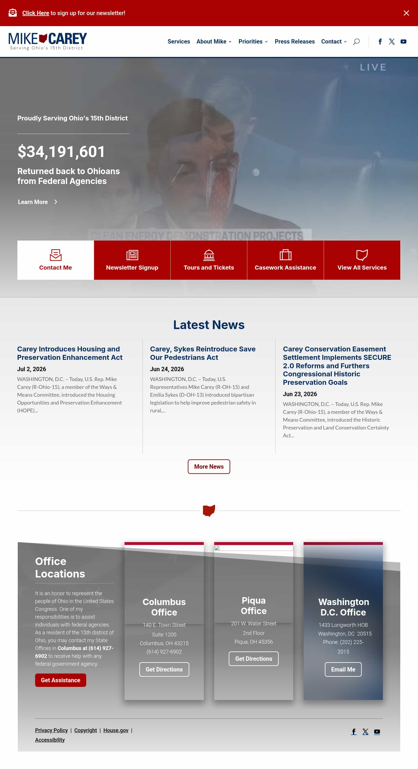 Latest website image capture