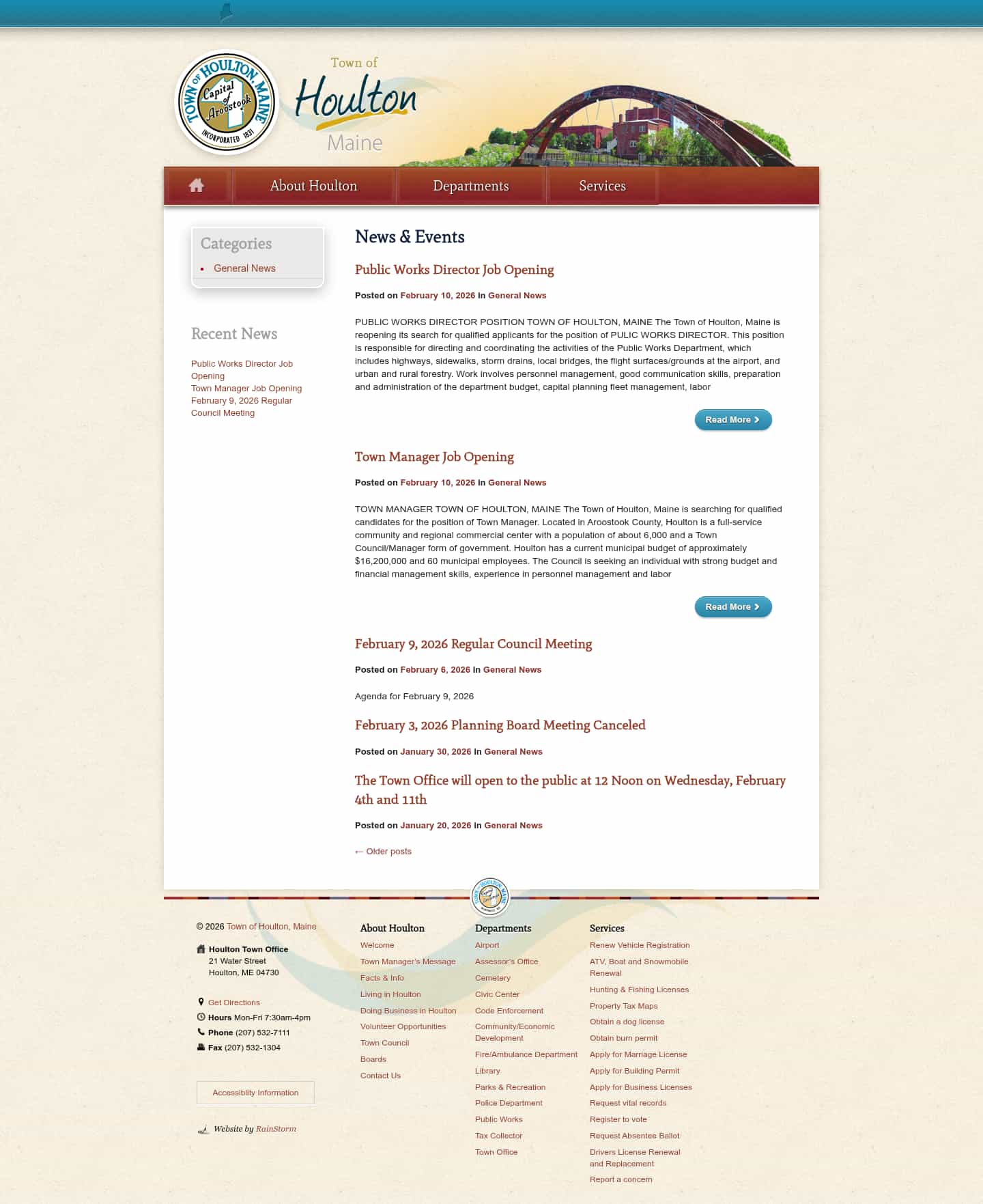 Latest website image capture