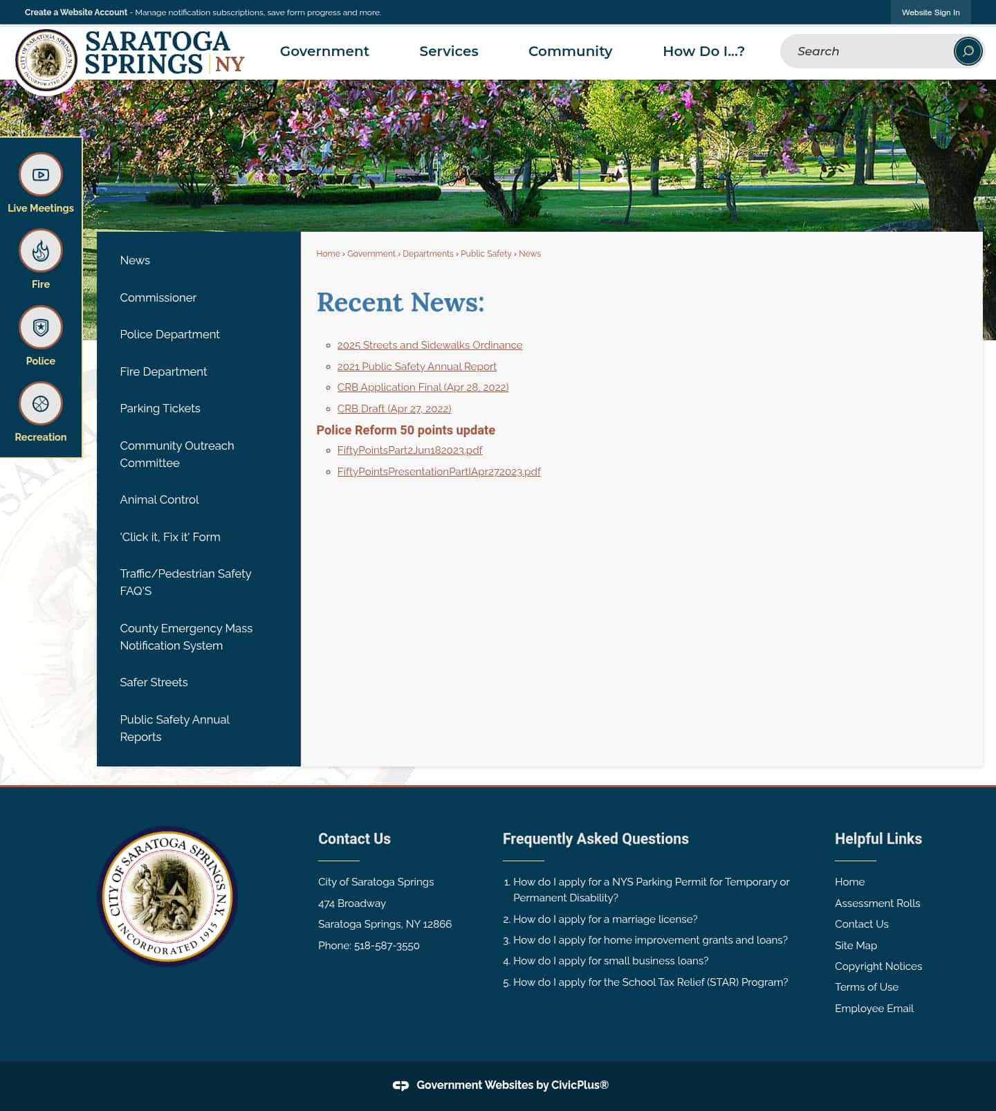 Latest website image capture