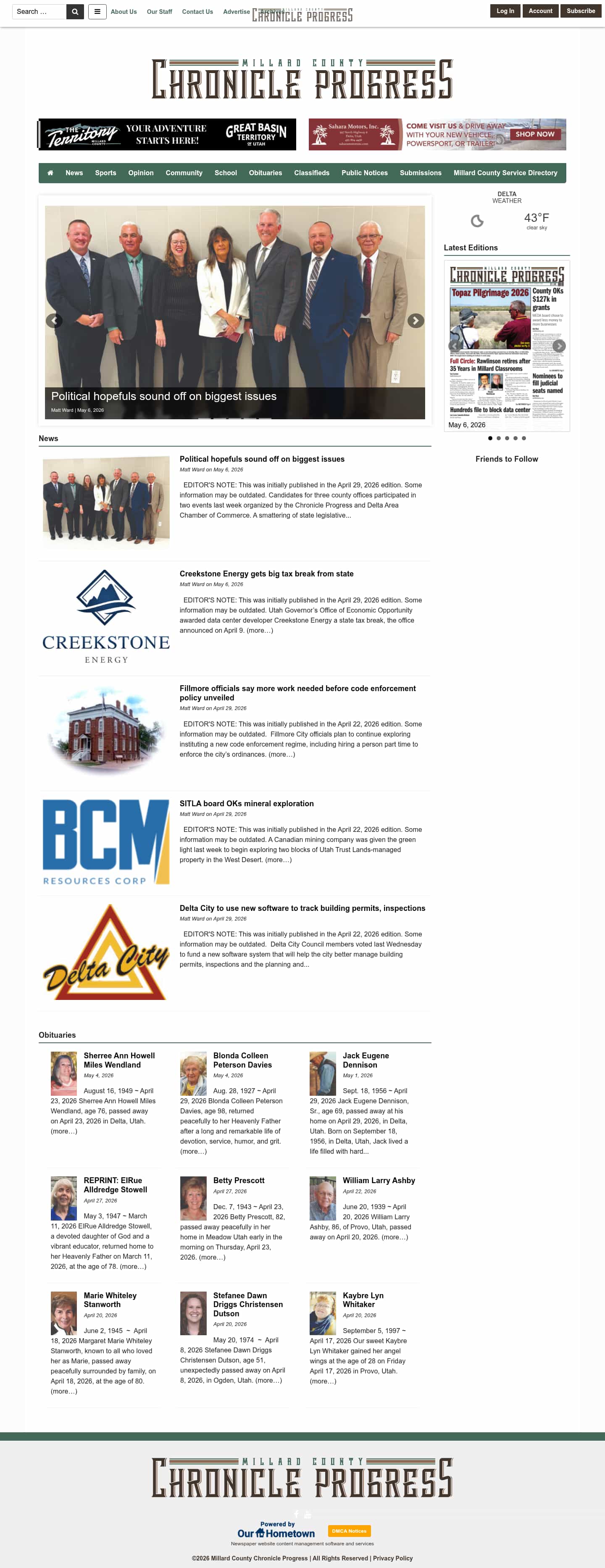 Latest website image capture
