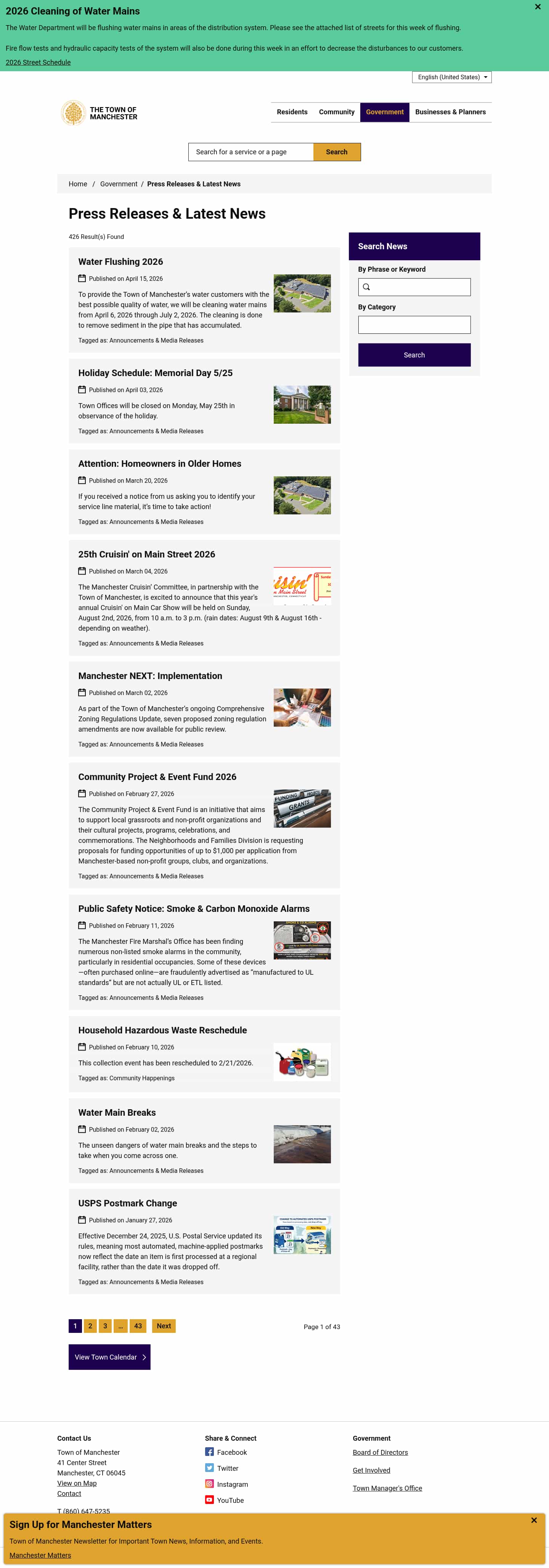 Latest website image capture