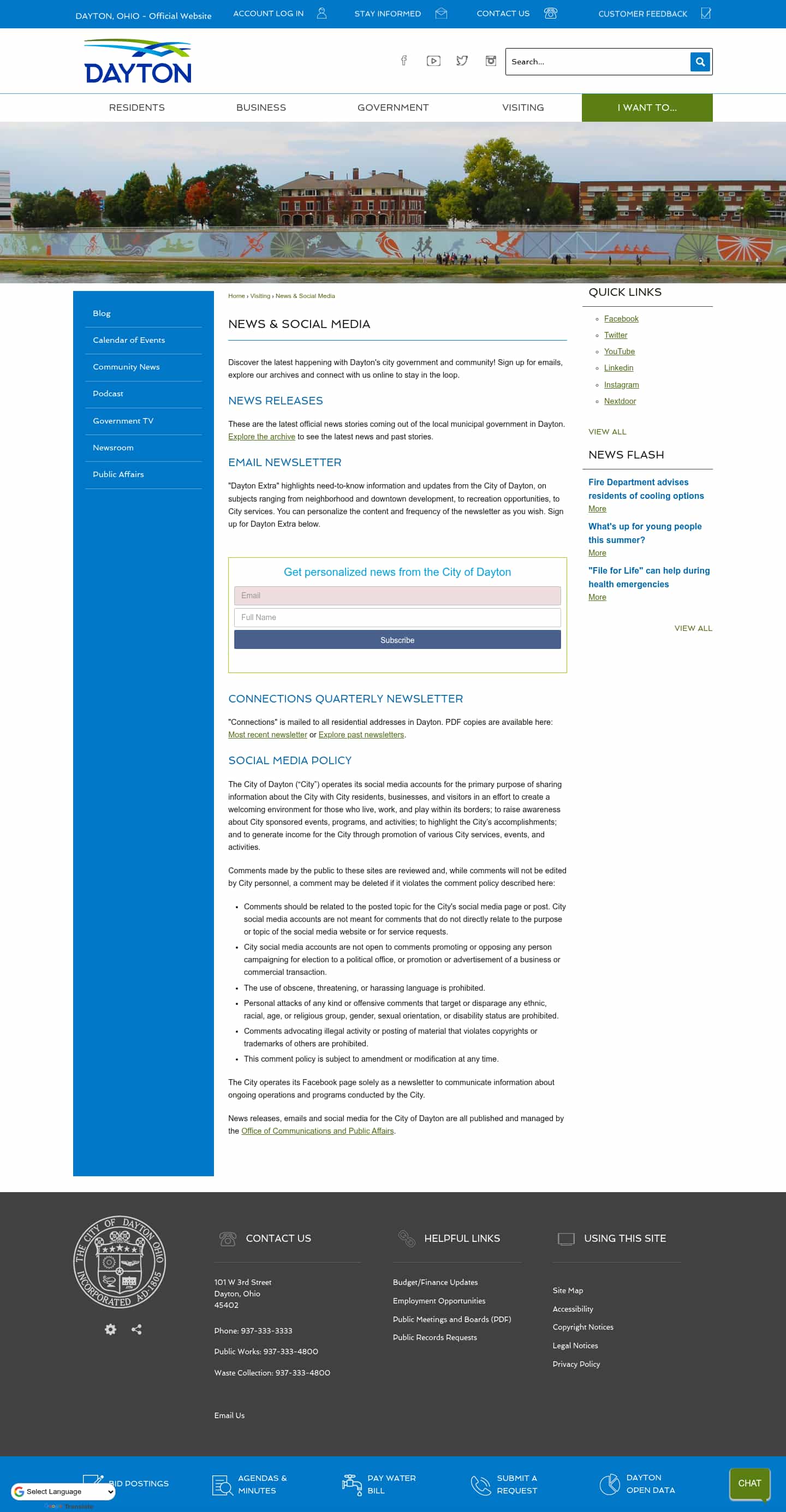 Latest website image capture