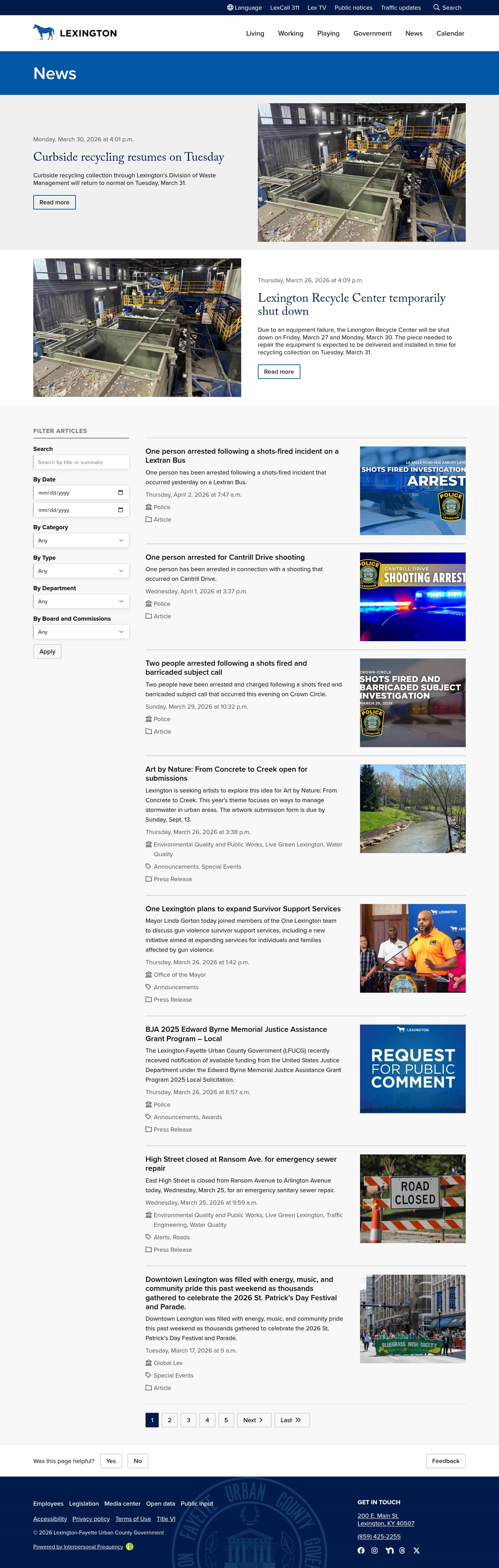 Latest website image capture