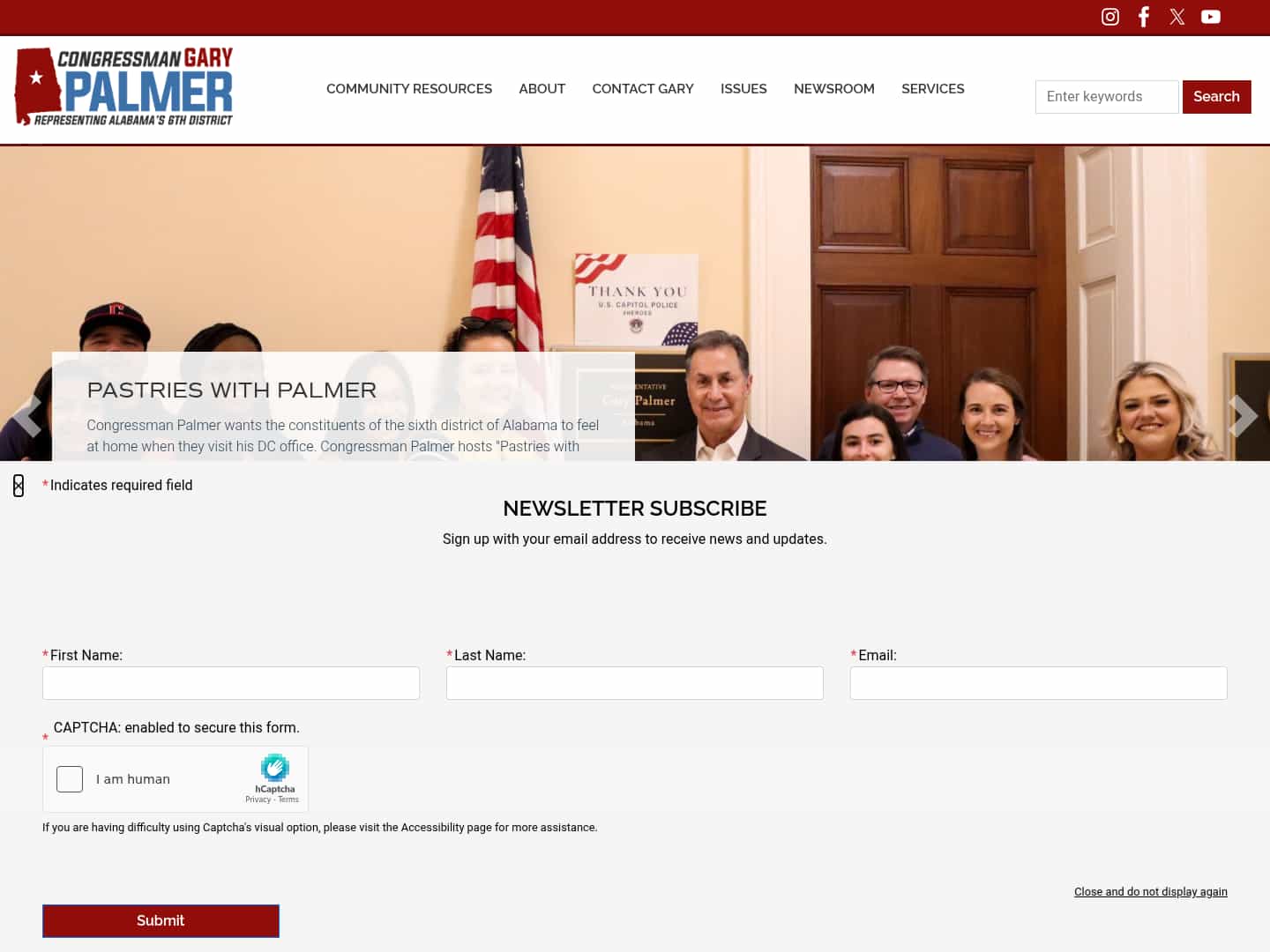 Latest website image capture