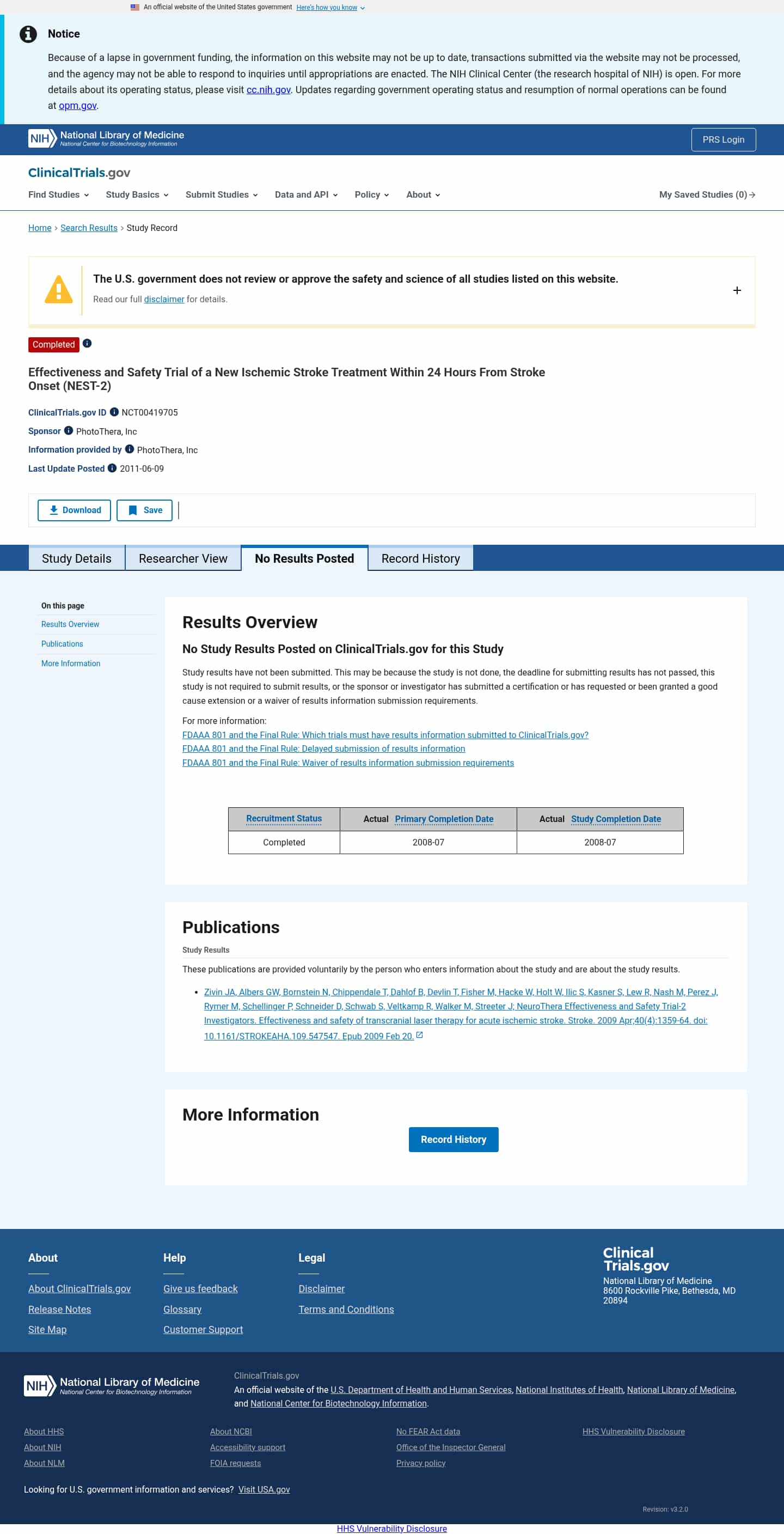 Latest website image capture