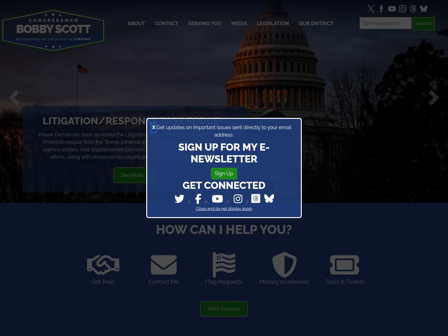 Latest website image capture