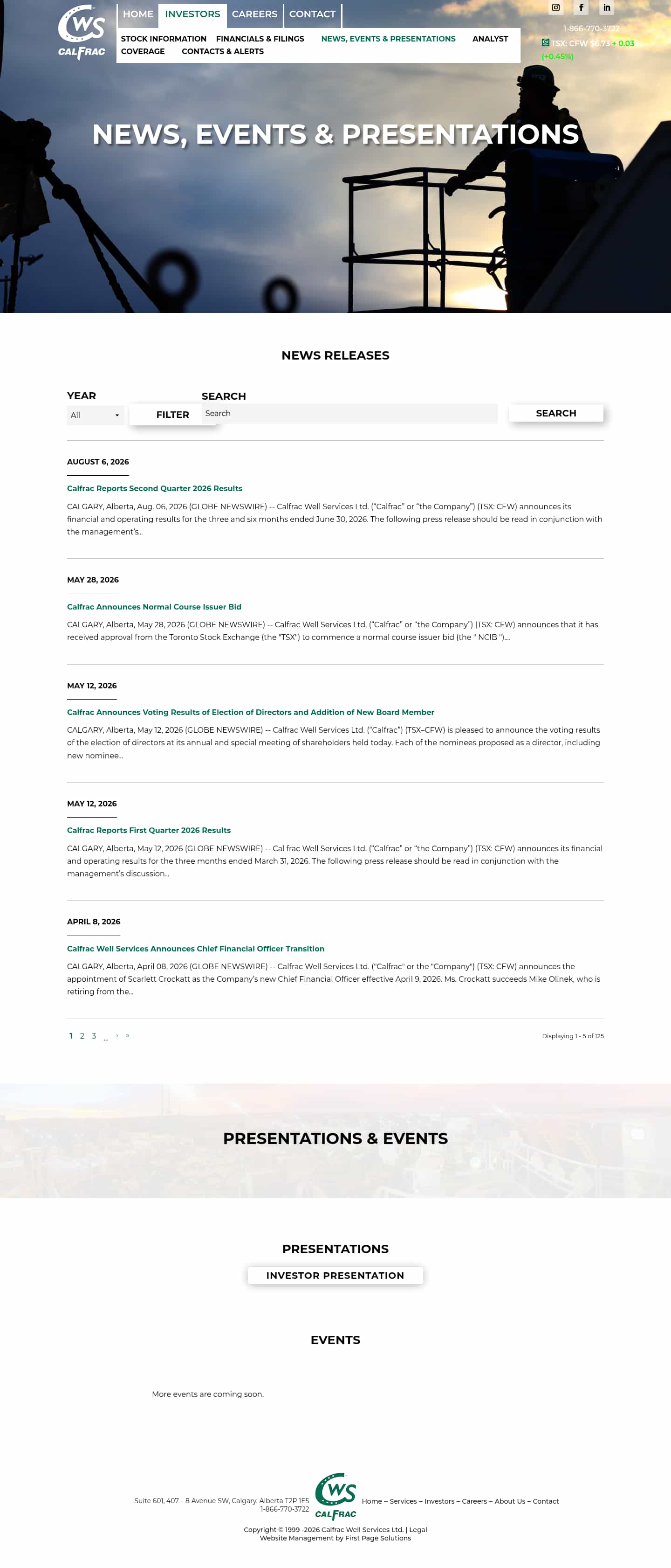 Latest website image capture