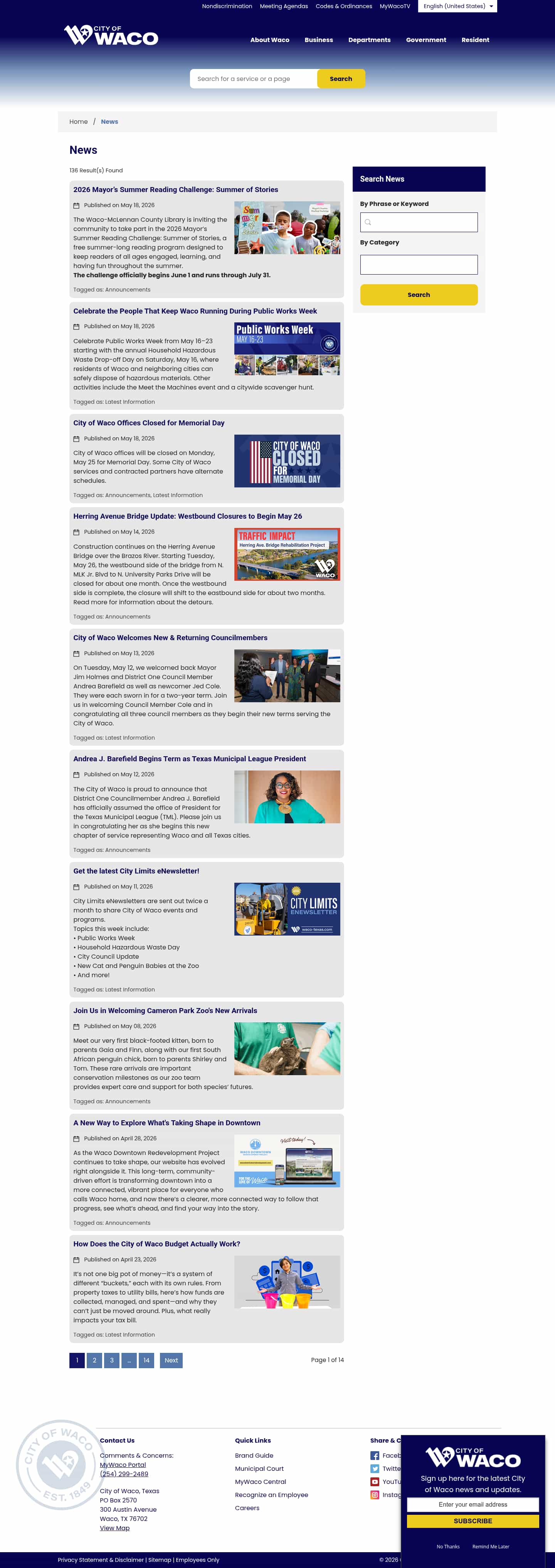 Latest website image capture