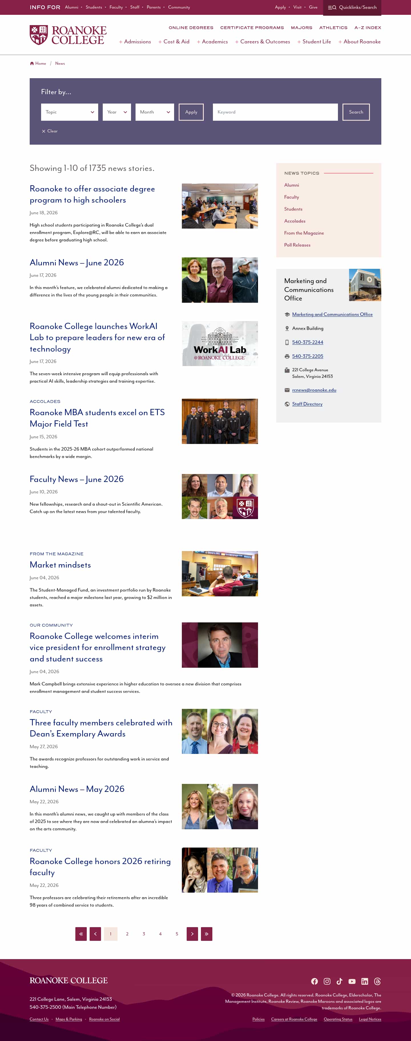 Latest website image capture