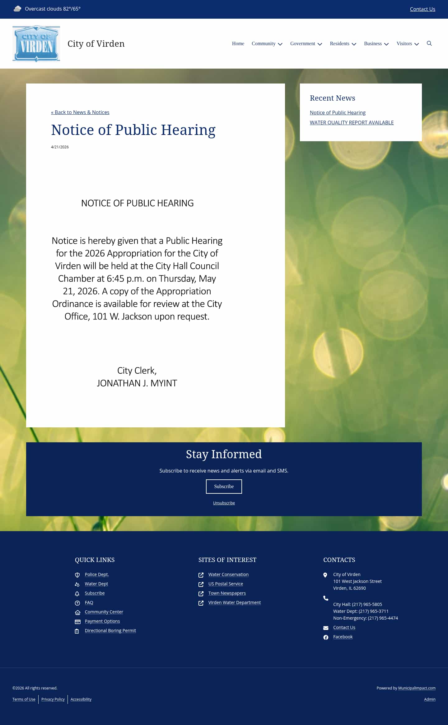 Latest website image capture