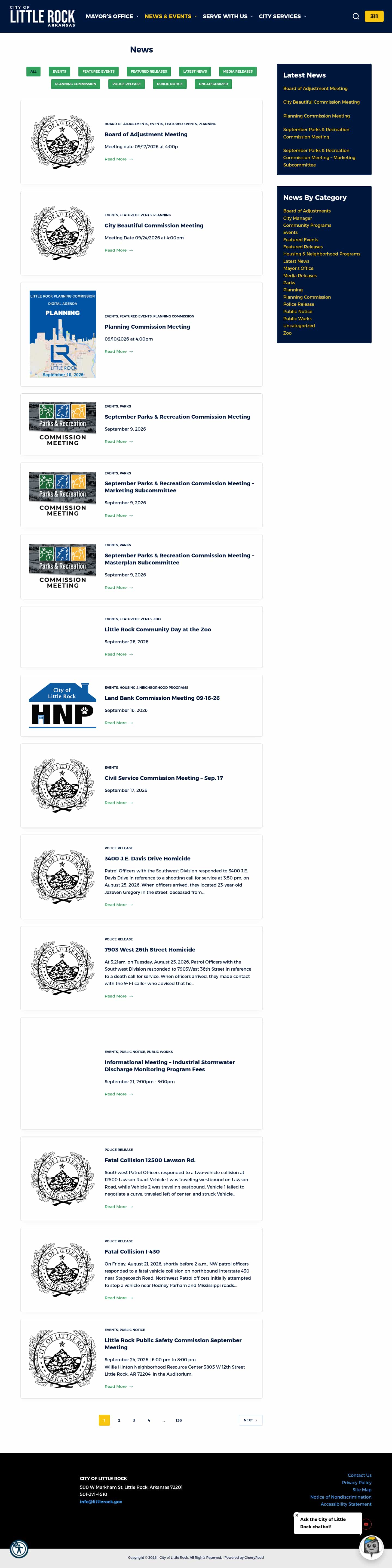 Latest website image capture
