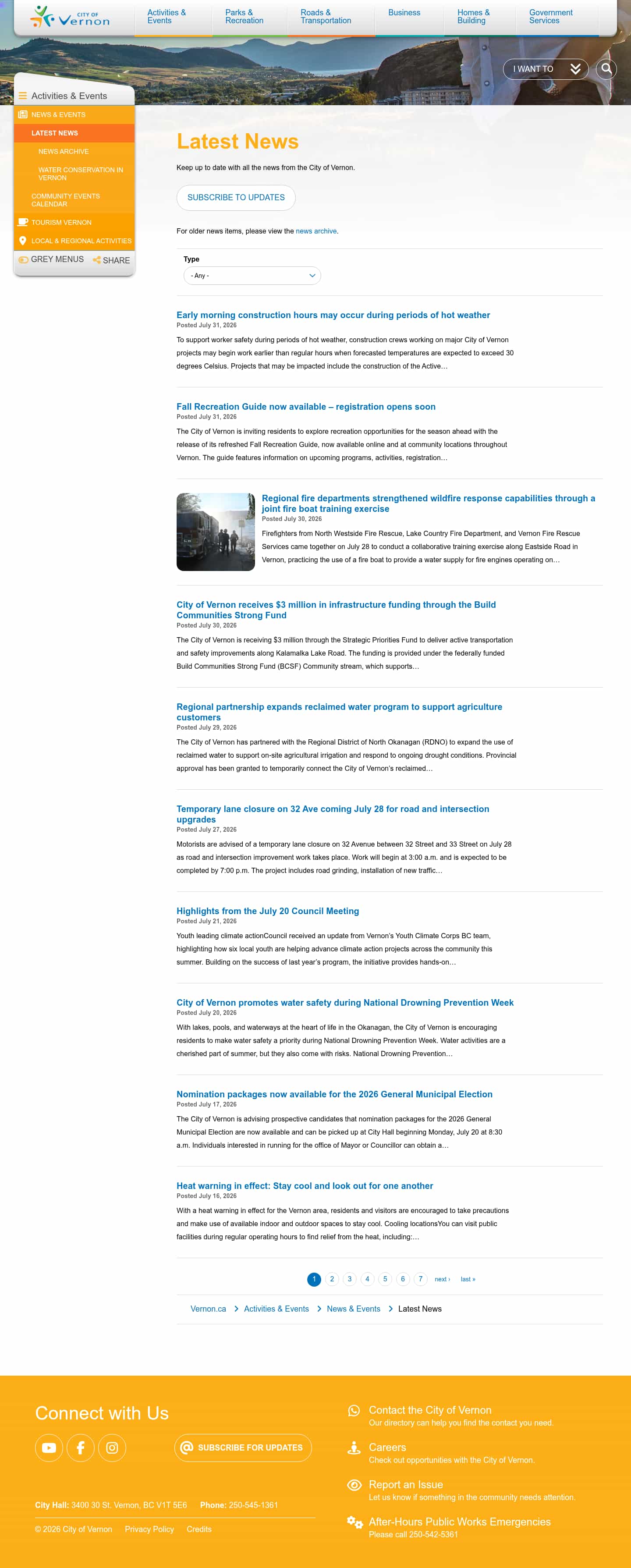 Latest website image capture