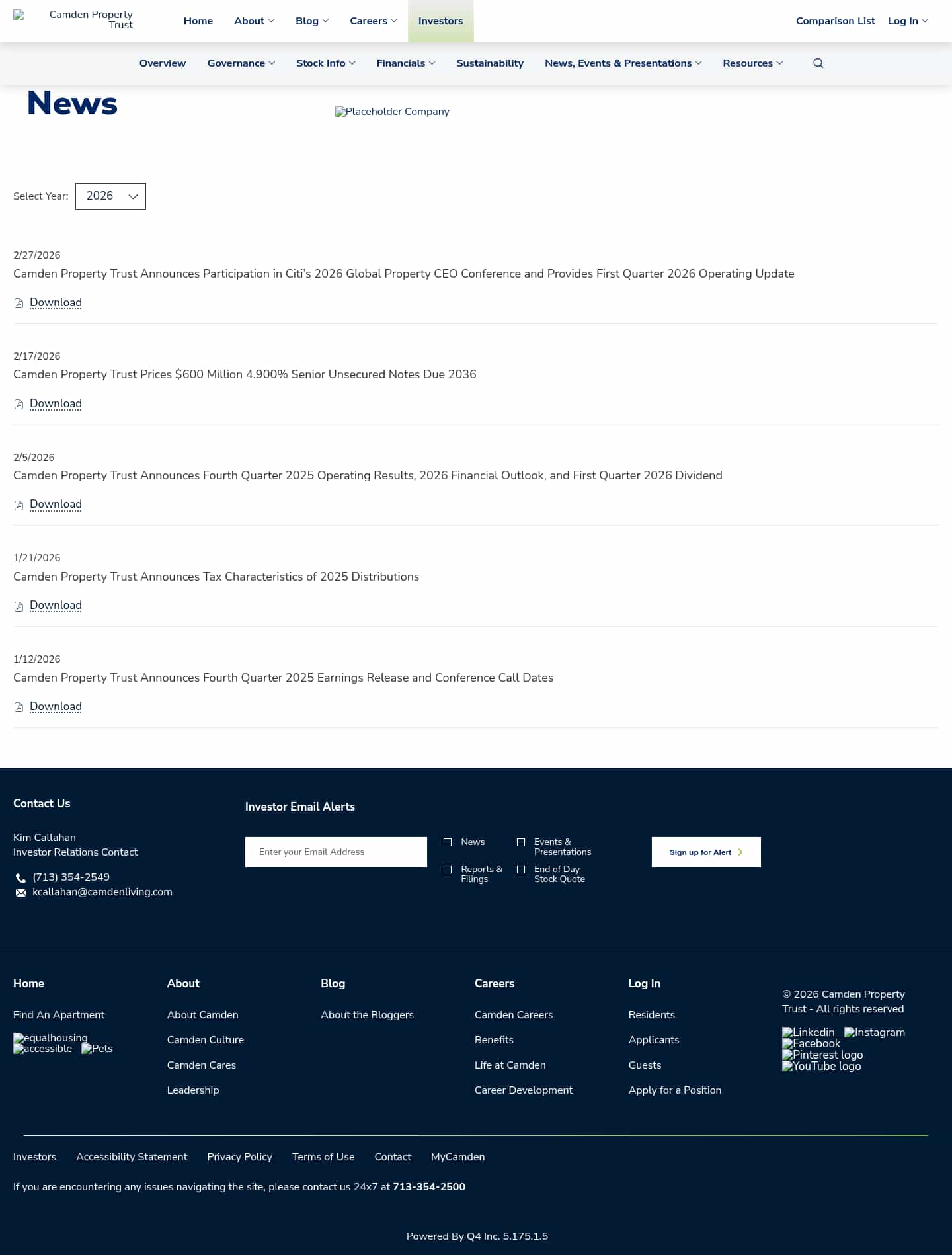 Latest website image capture