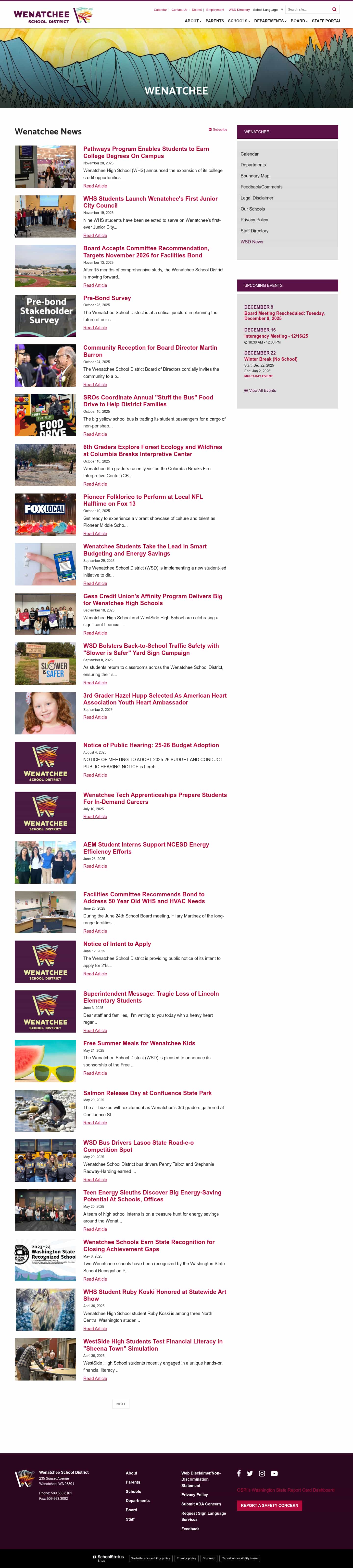 Latest website image capture