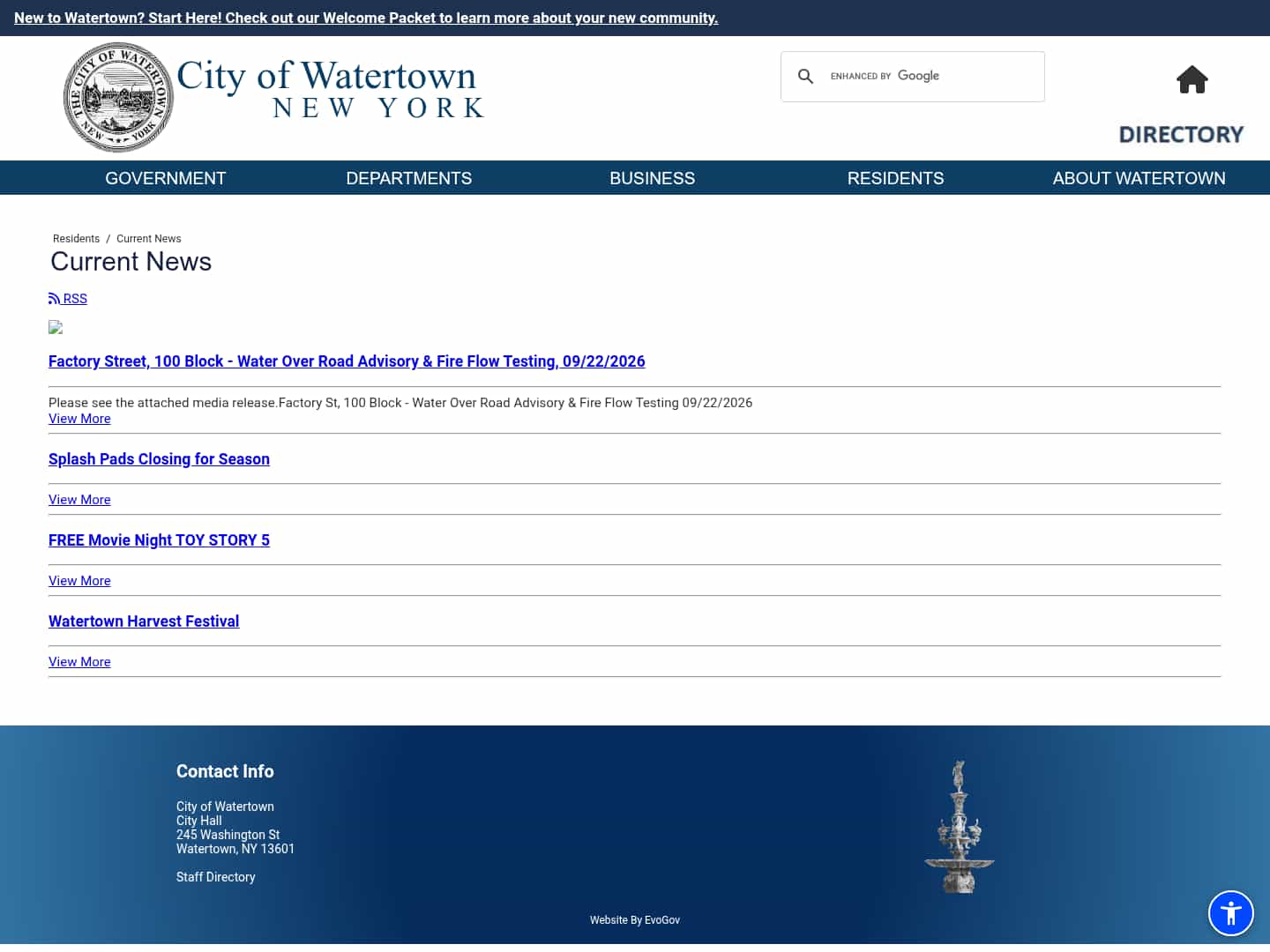 Latest website image capture