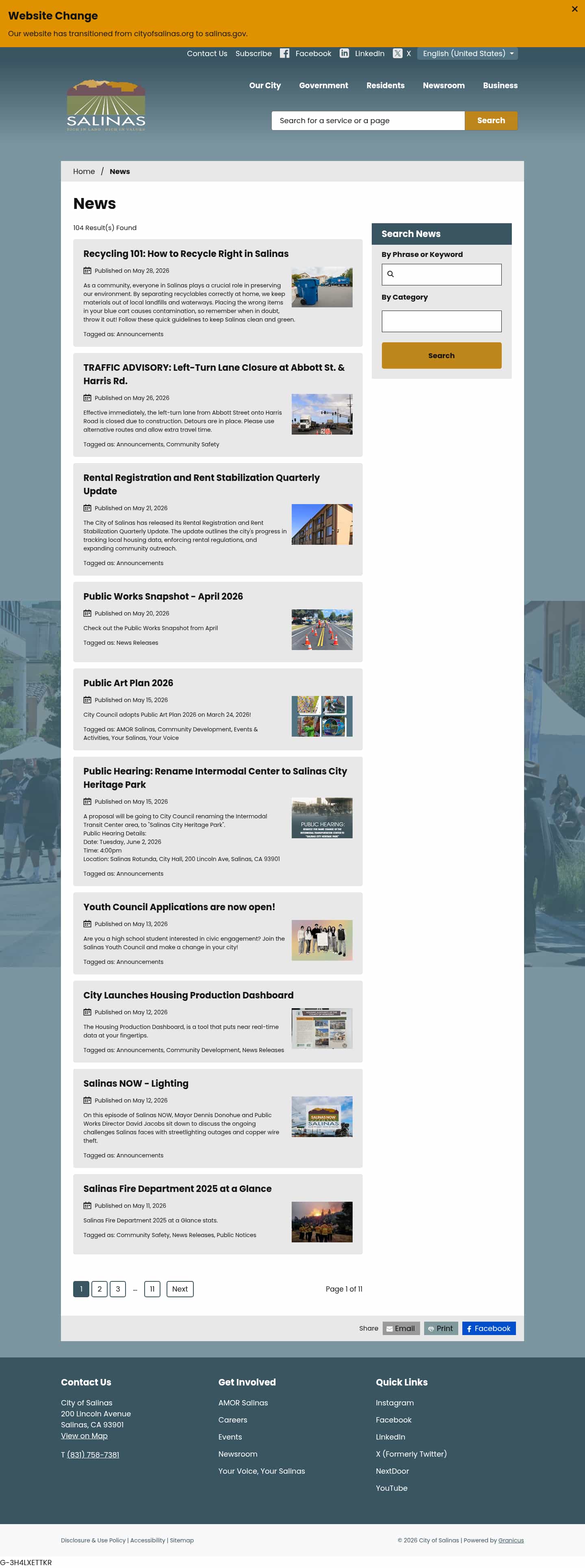 Latest website image capture