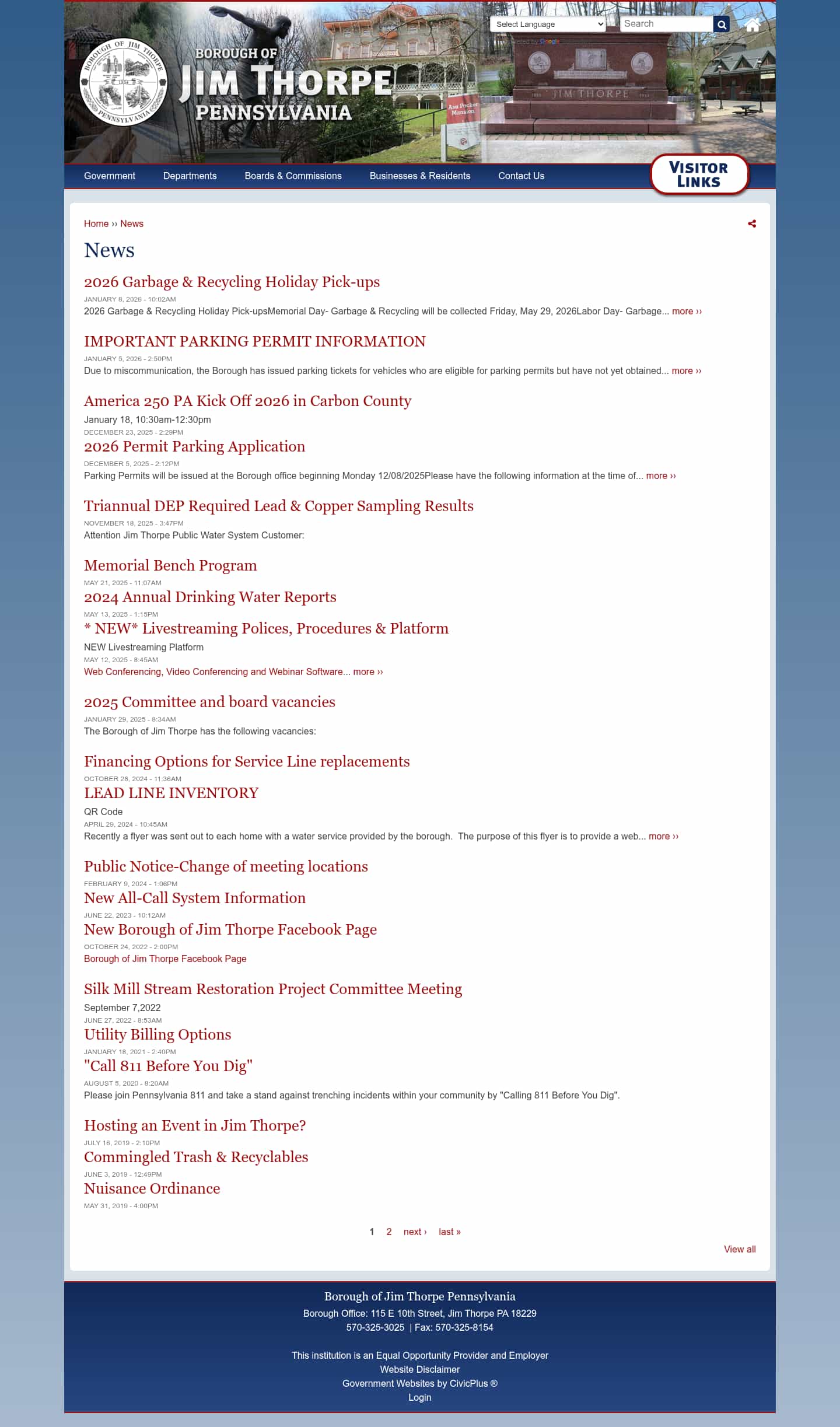 Latest website image capture