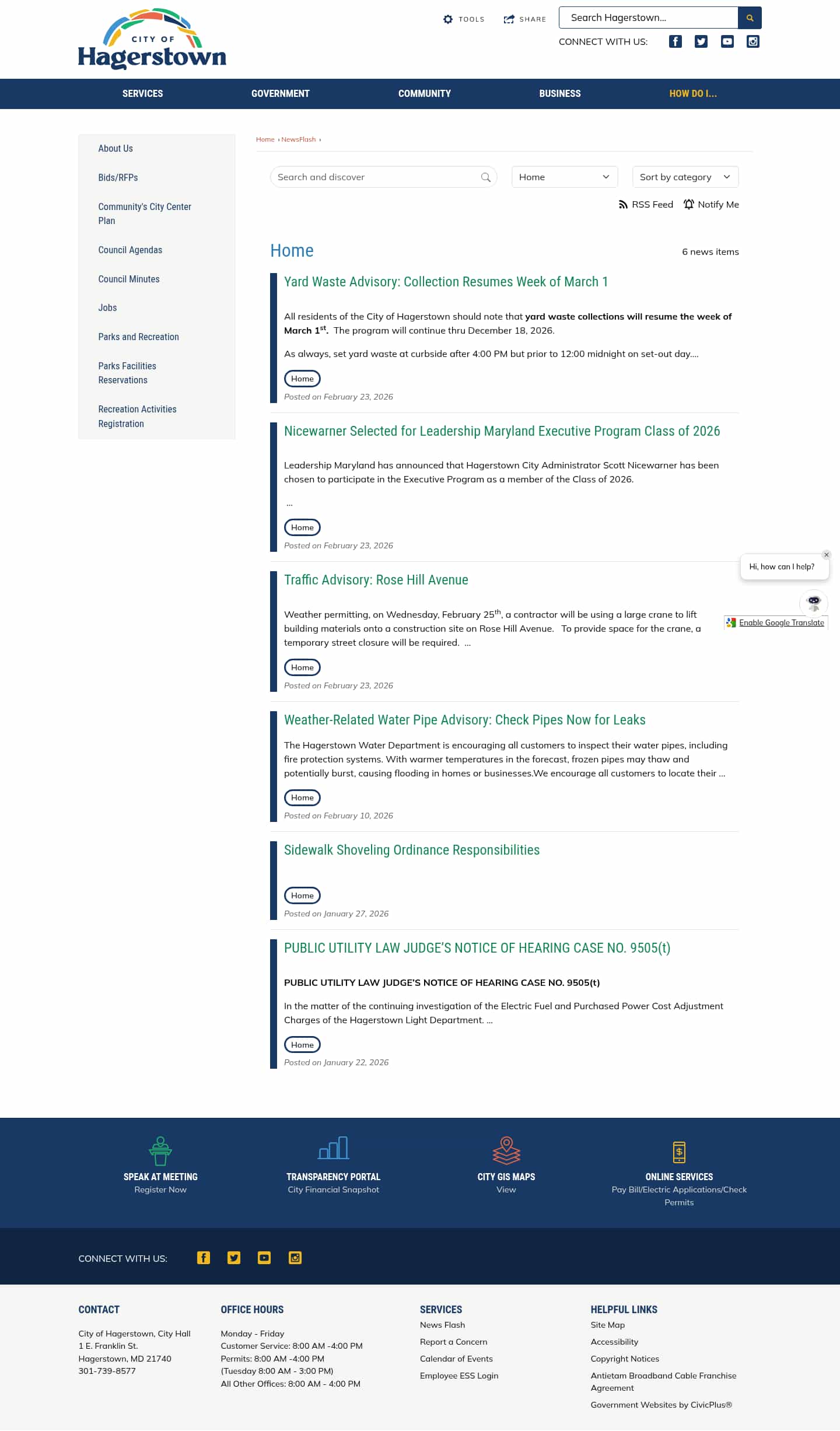 Latest website image capture