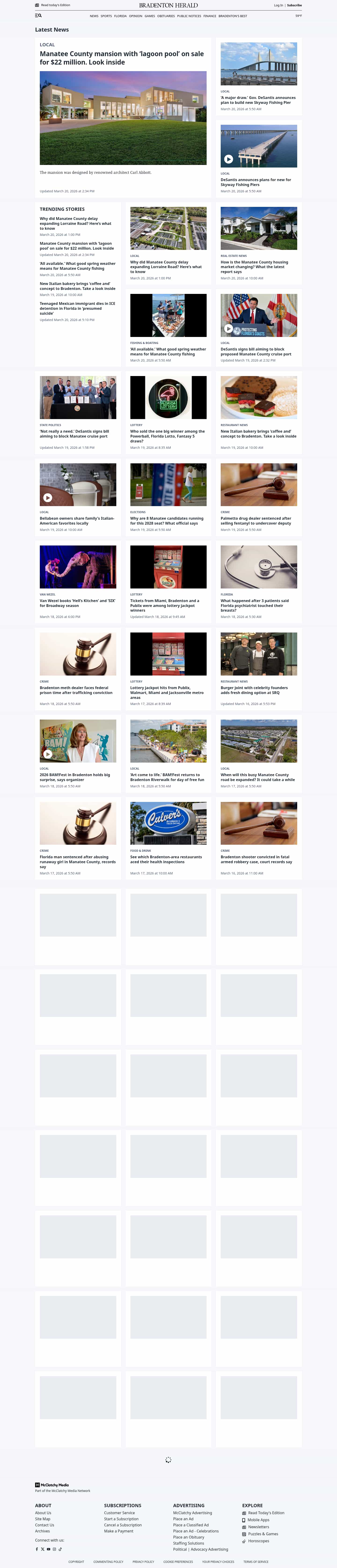 Latest website image capture