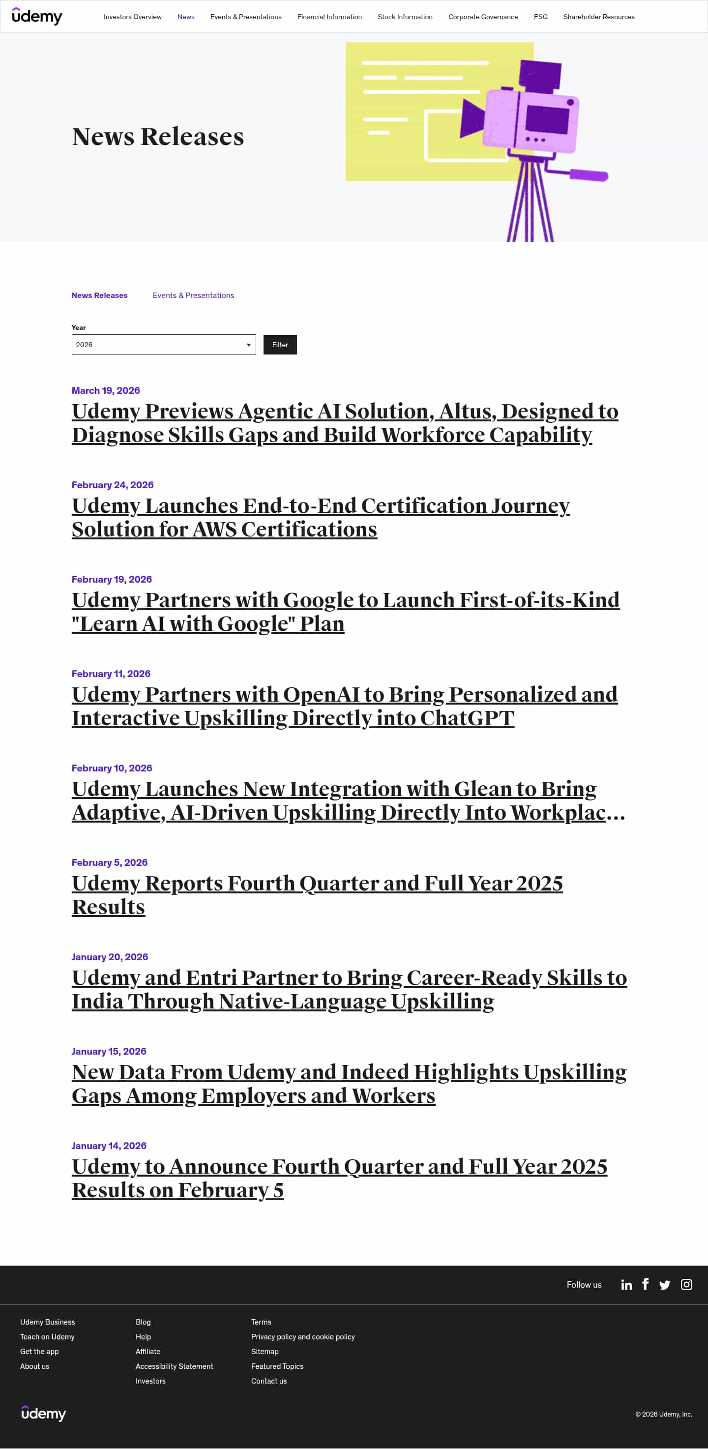 Latest website image capture