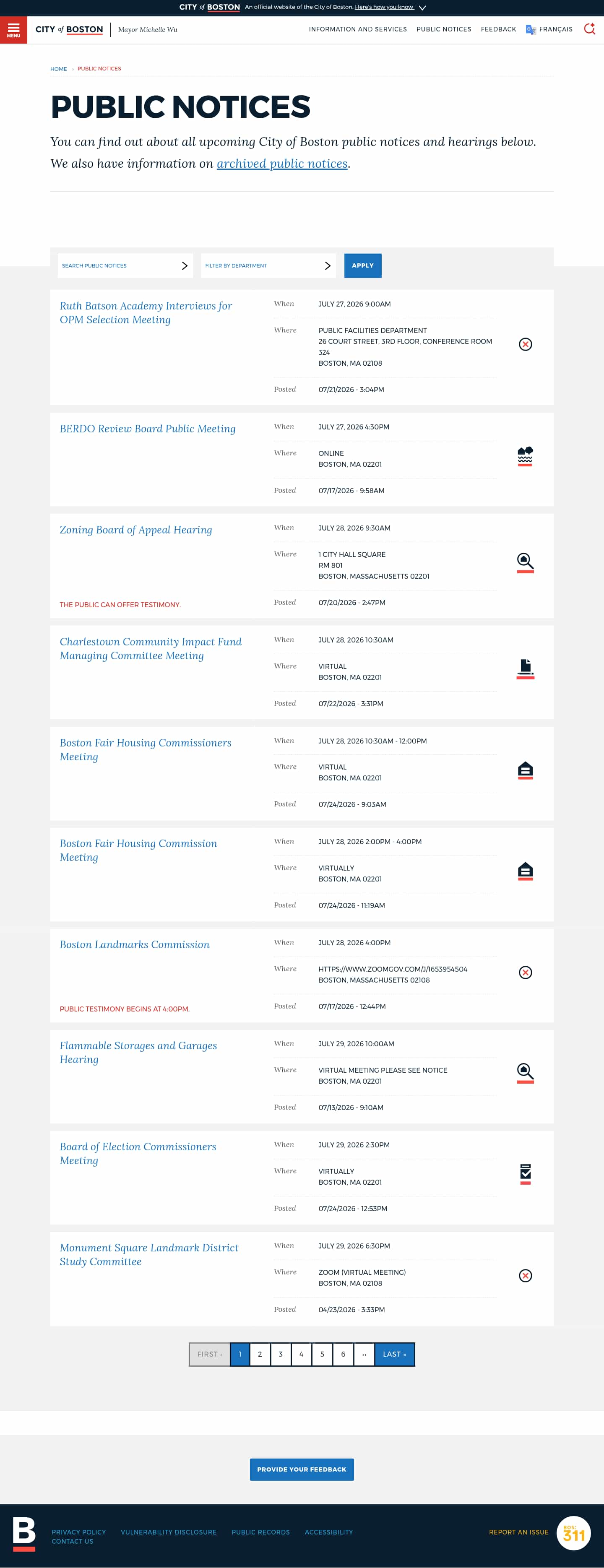 Latest website image capture