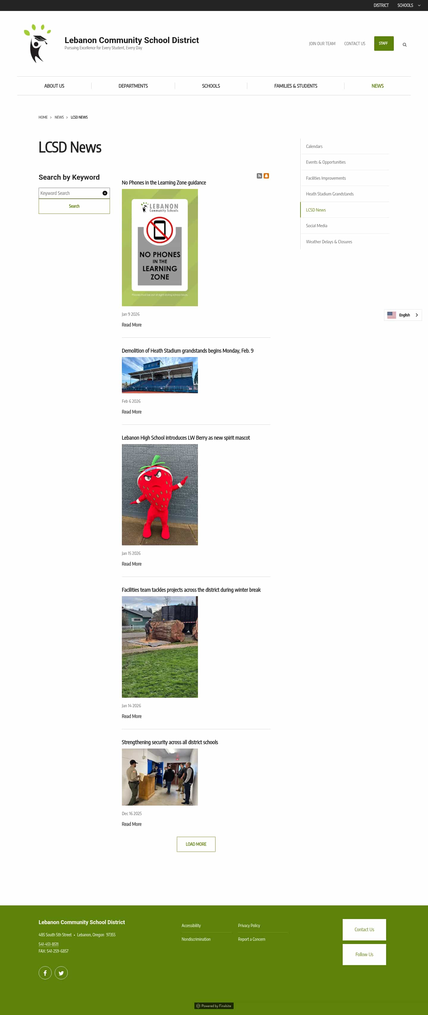 Latest website image capture