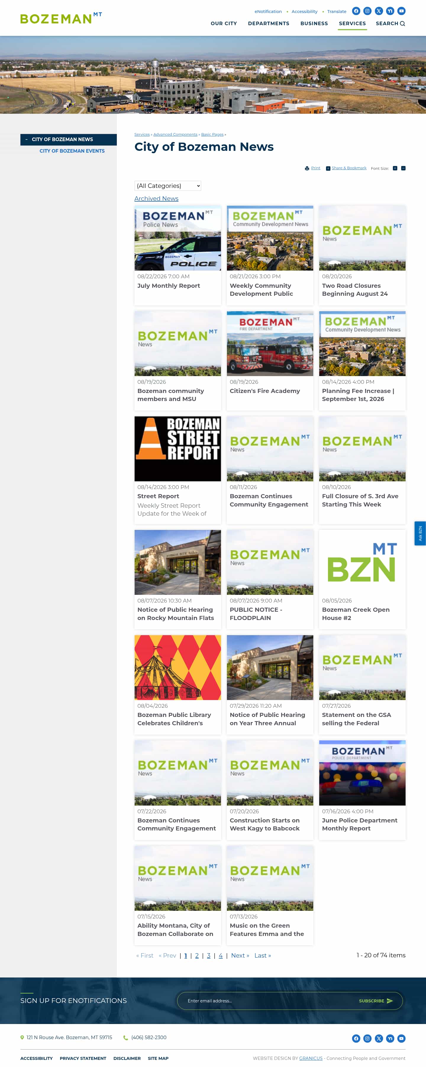 Latest website image capture