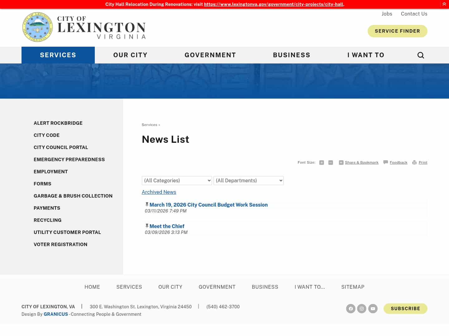 Latest website image capture