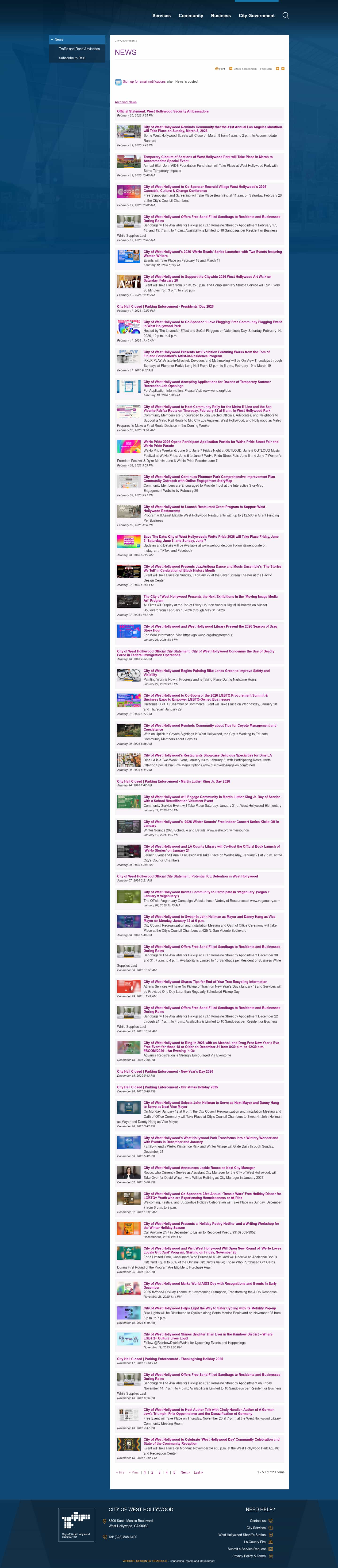 Latest website image capture