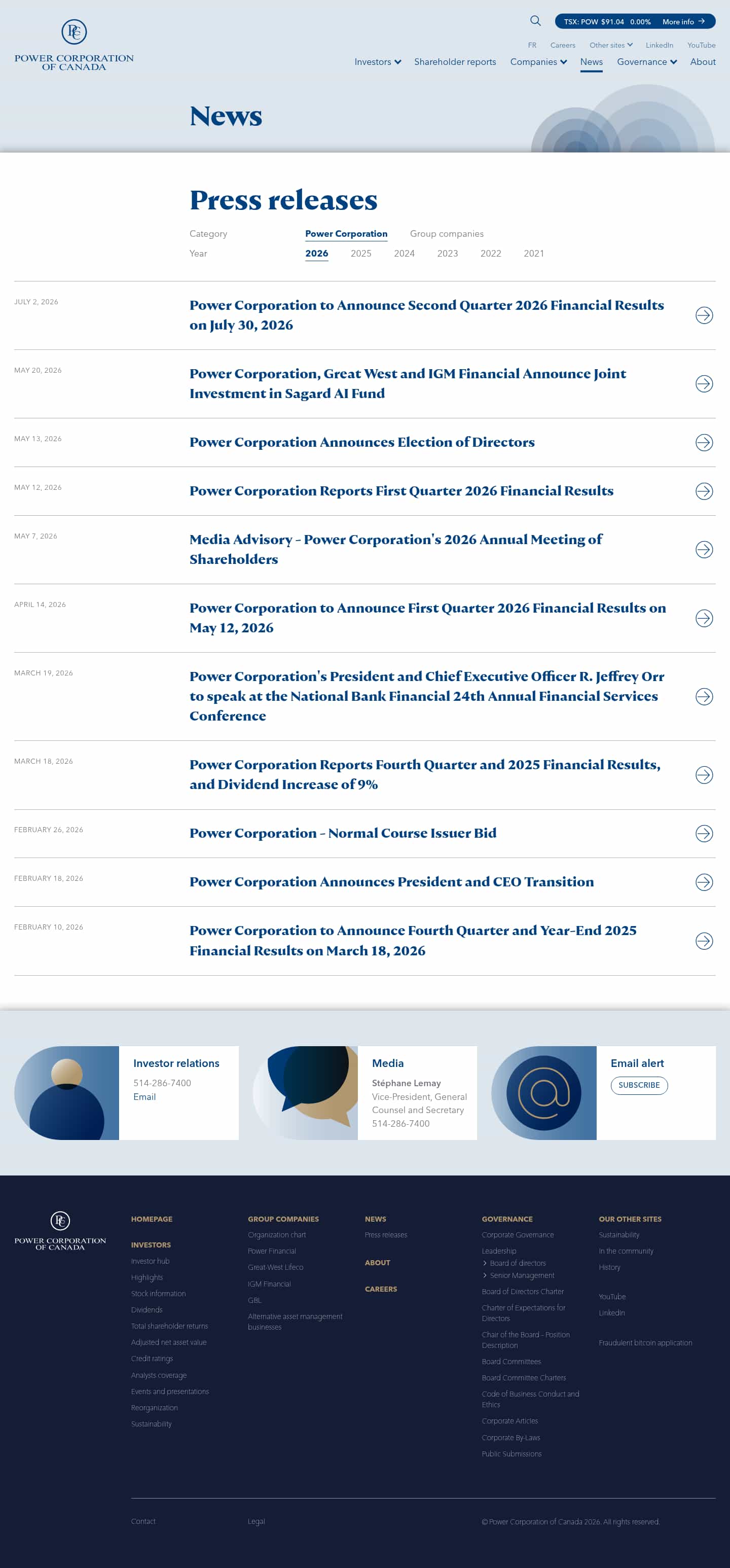Latest website image capture