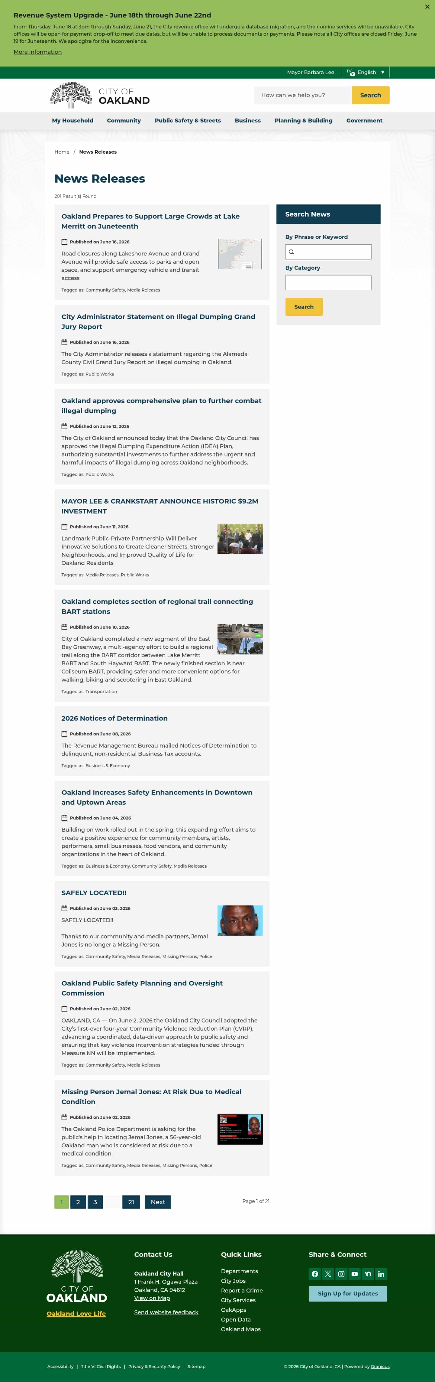 Latest website image capture