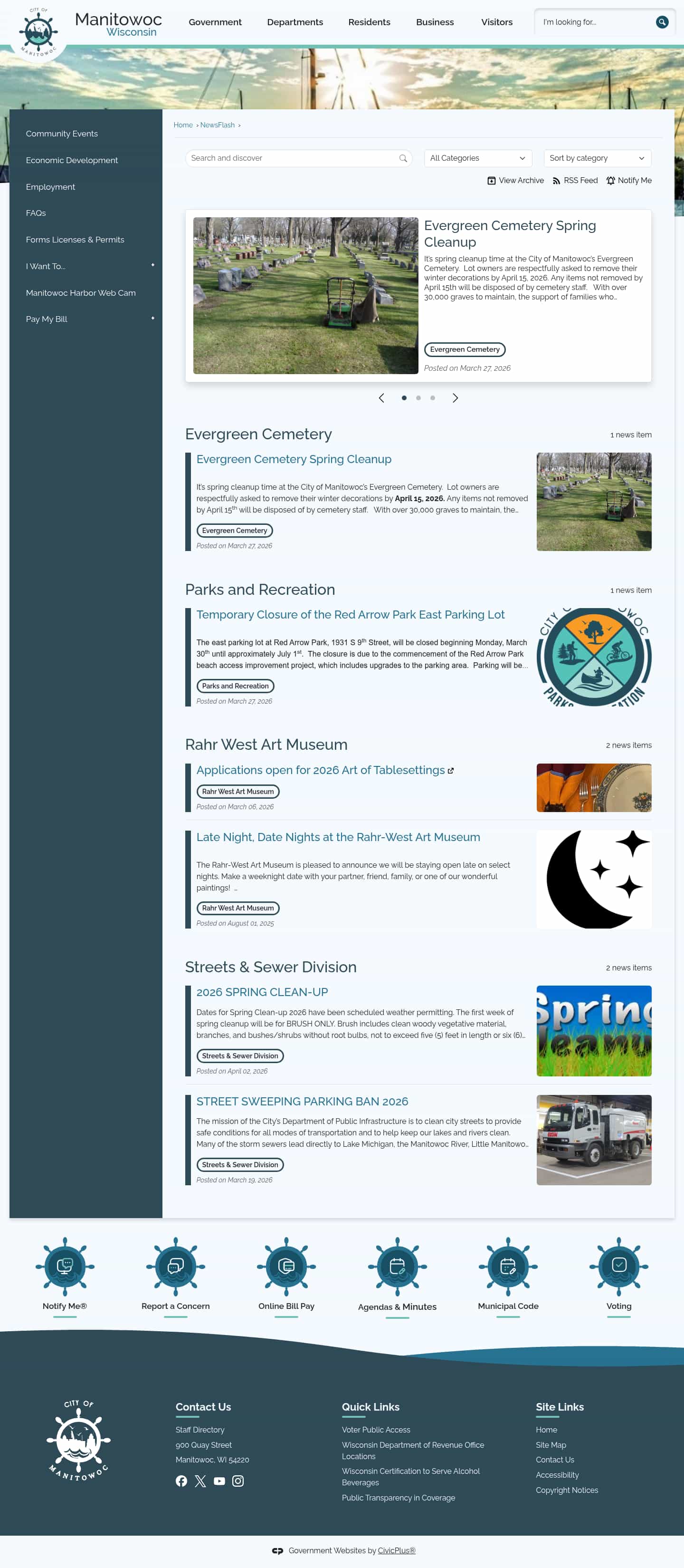 Latest website image capture