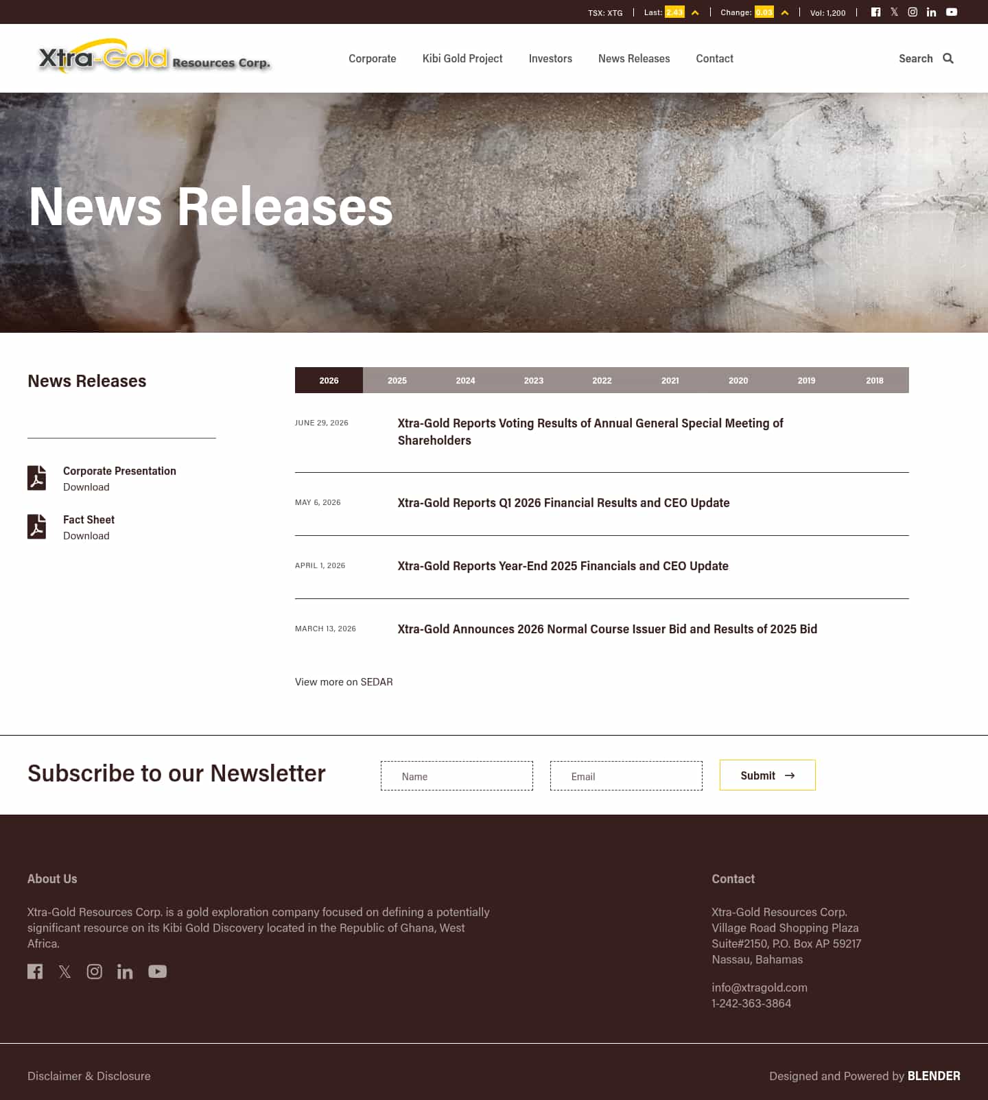 Latest website image capture