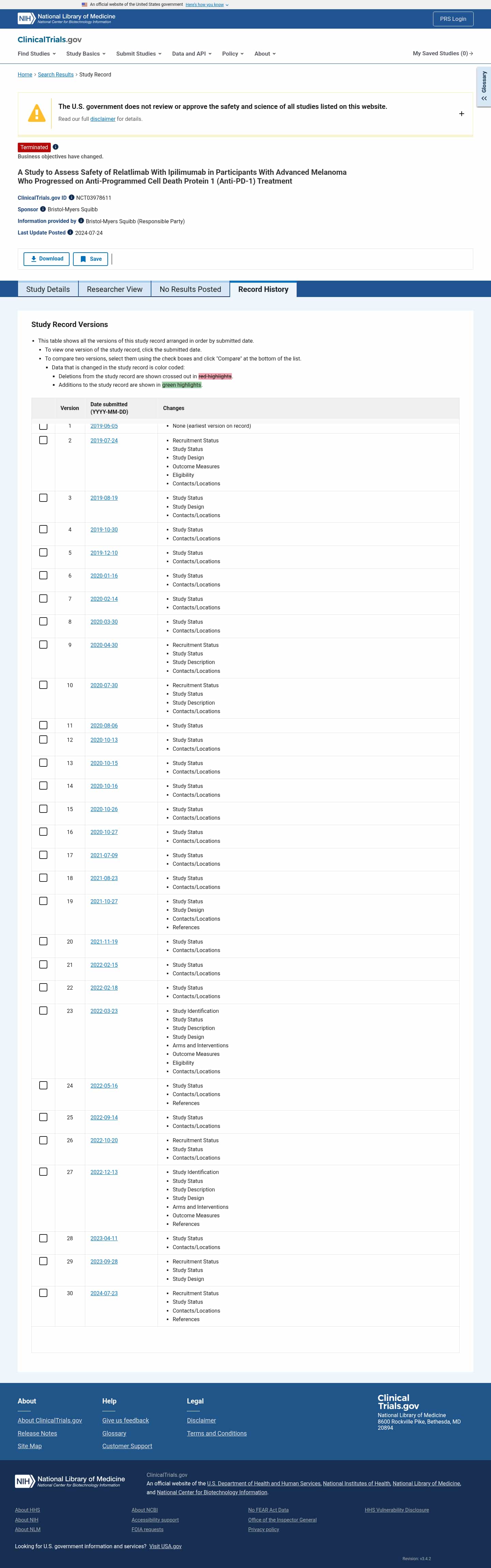 Latest website image capture