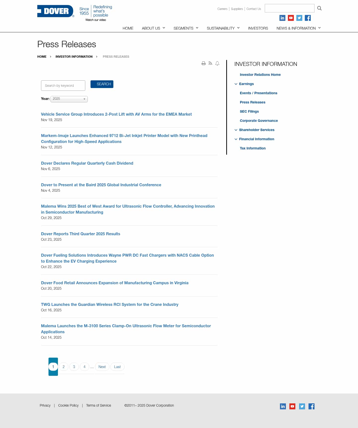 Latest website image capture