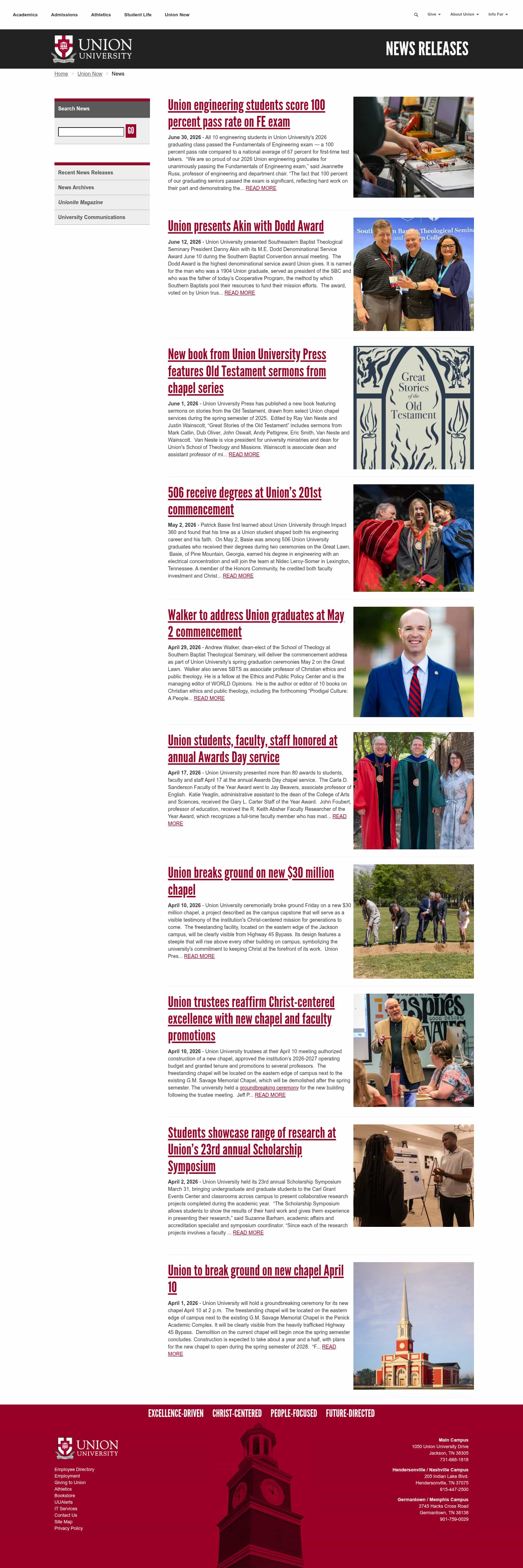 Latest website image capture