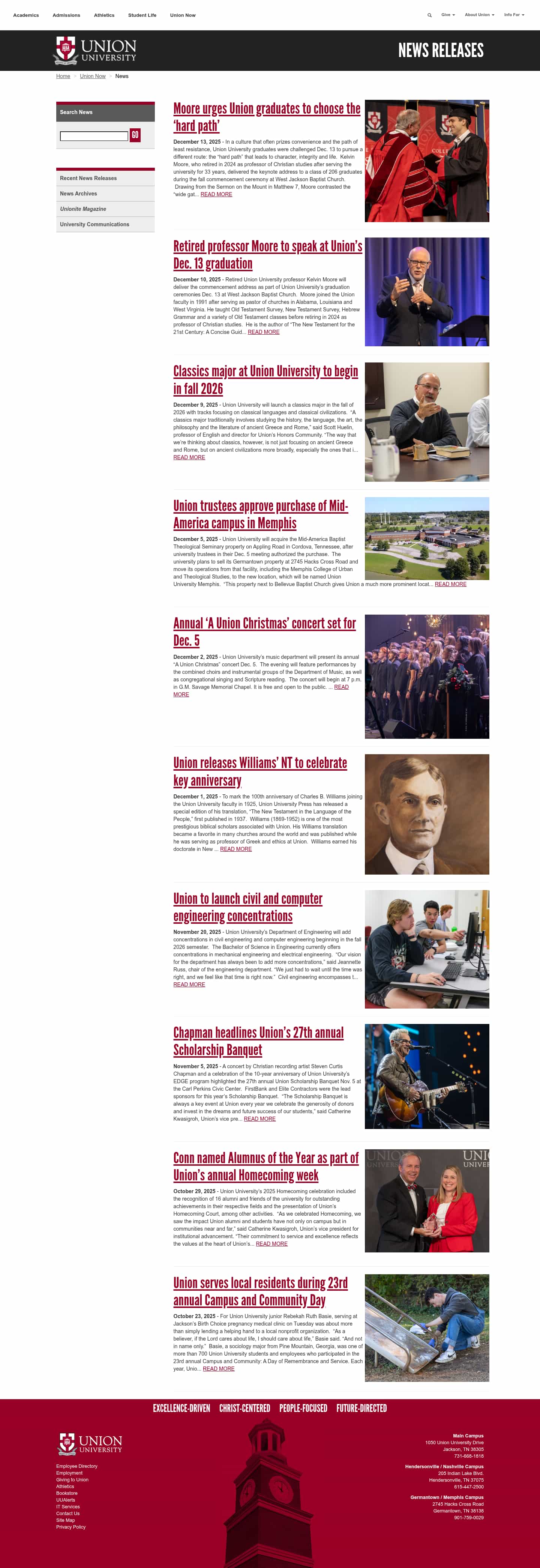 Latest website image capture