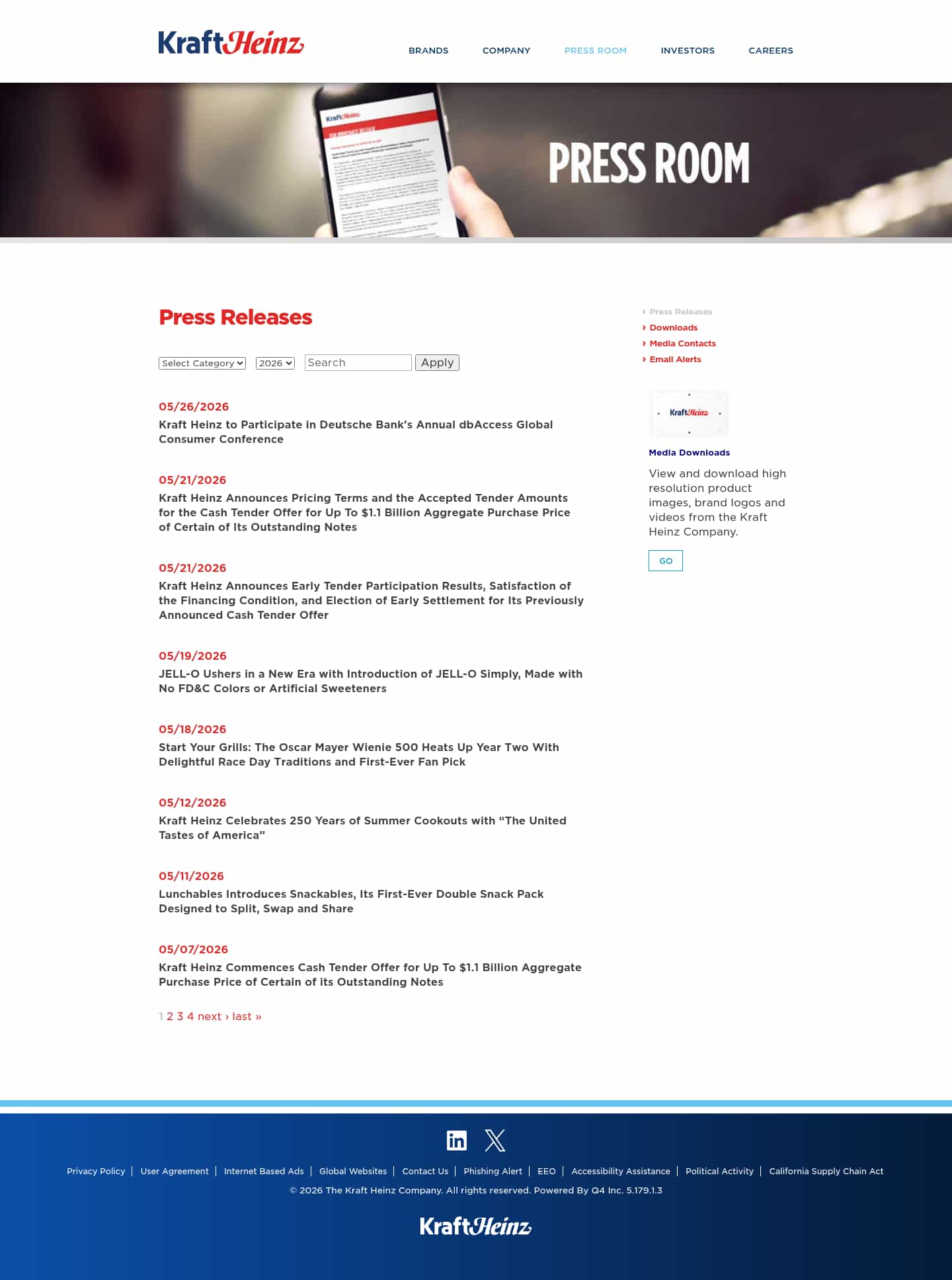 Latest website image capture