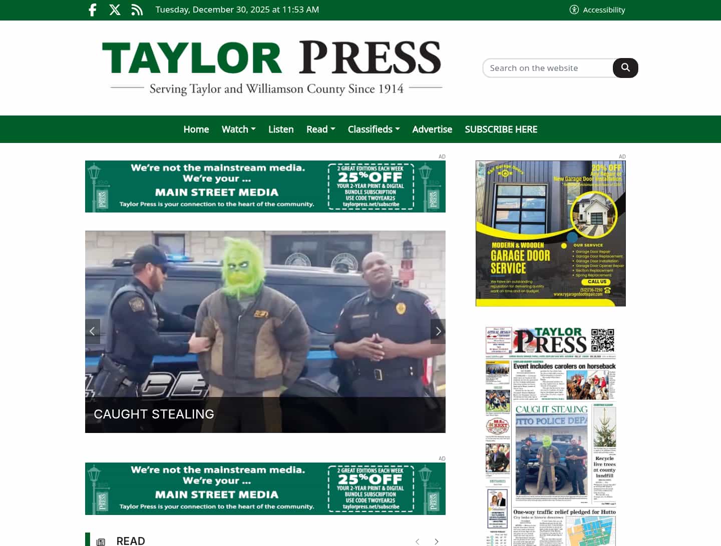 Latest website image capture