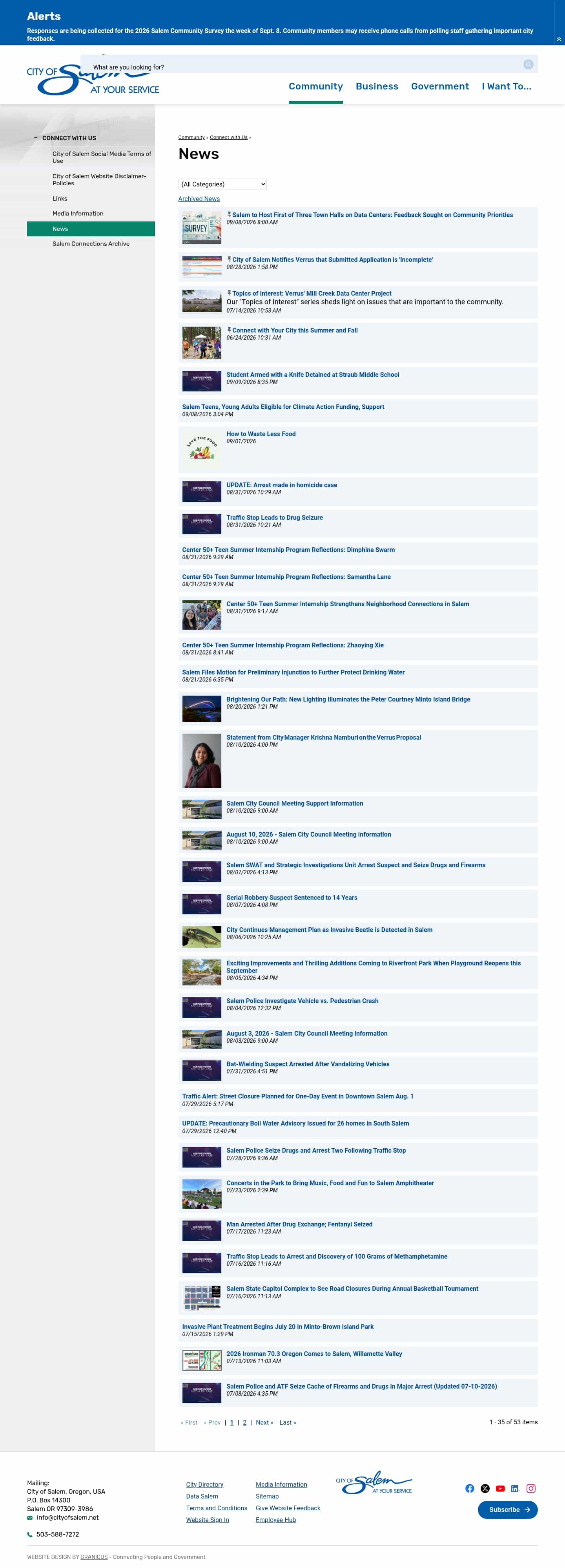 Latest website image capture