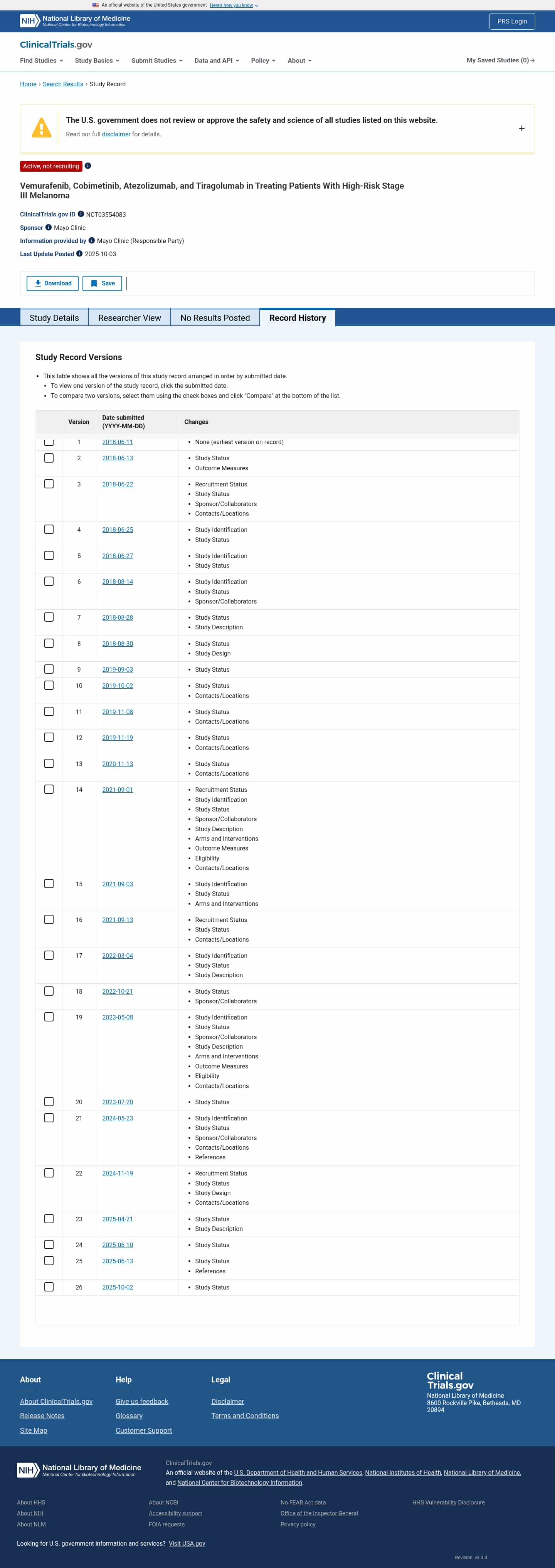 Latest website image capture