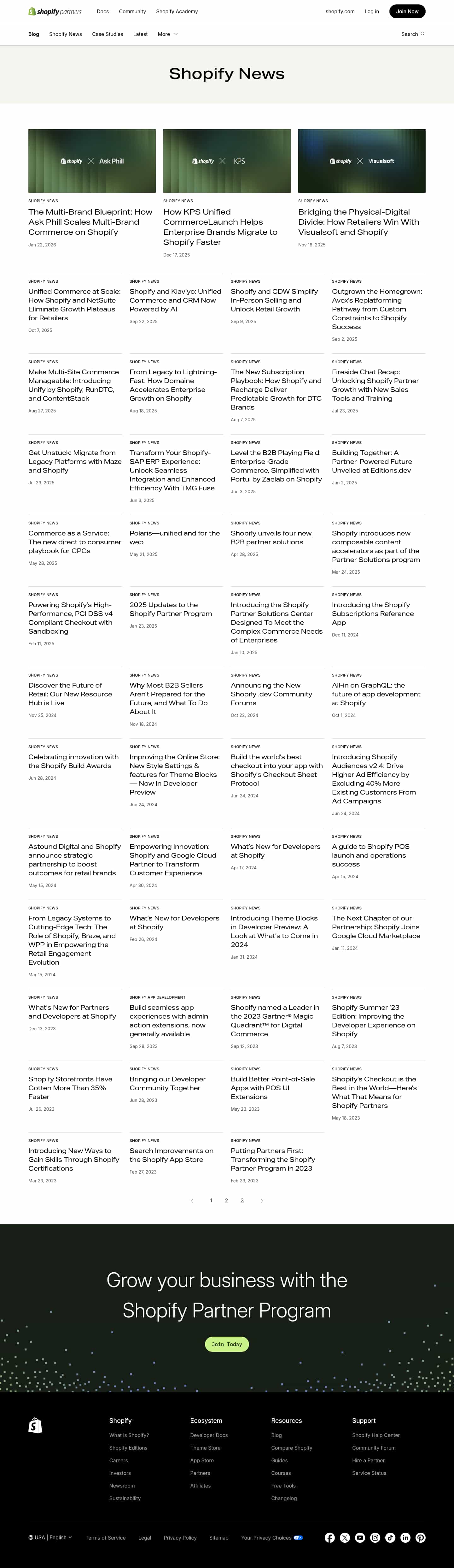 Latest website image capture