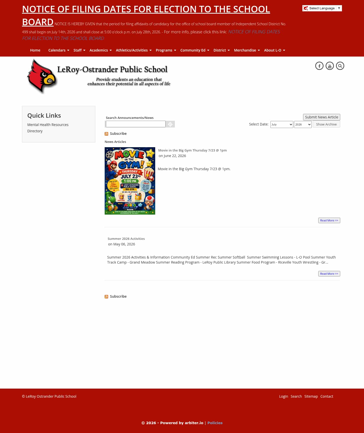 Latest website image capture