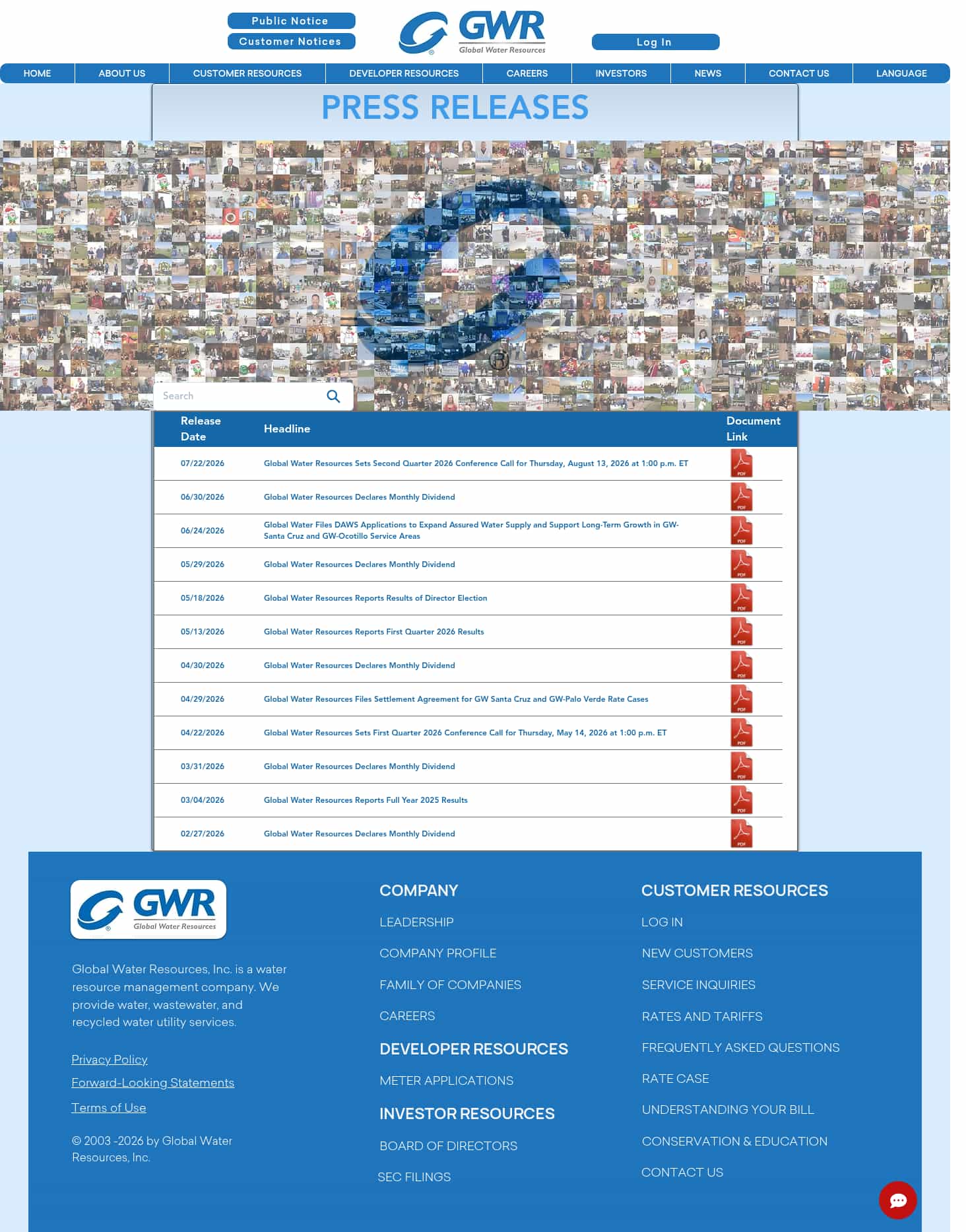 Latest website image capture