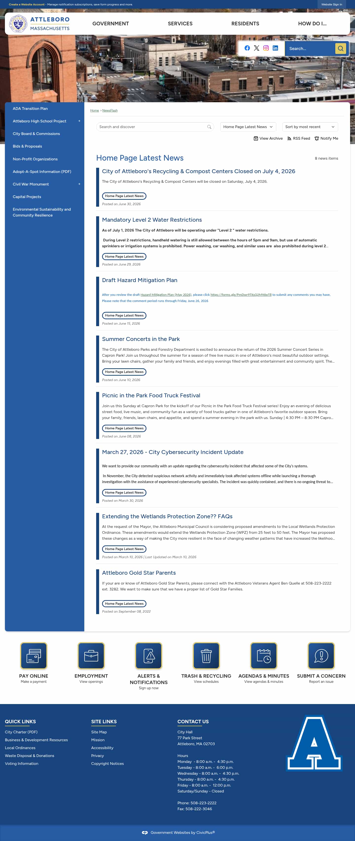 Latest website image capture