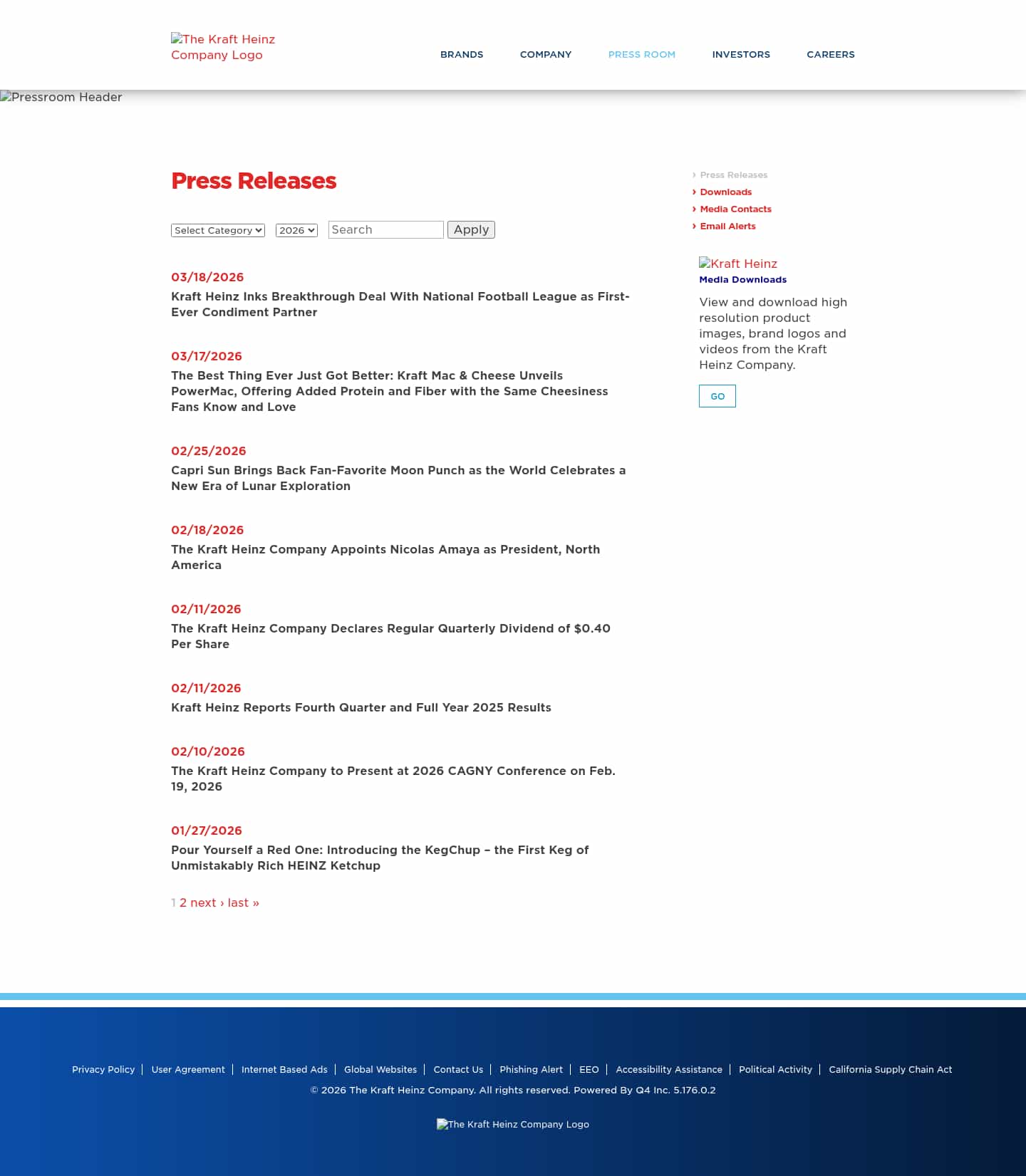 Latest website image capture