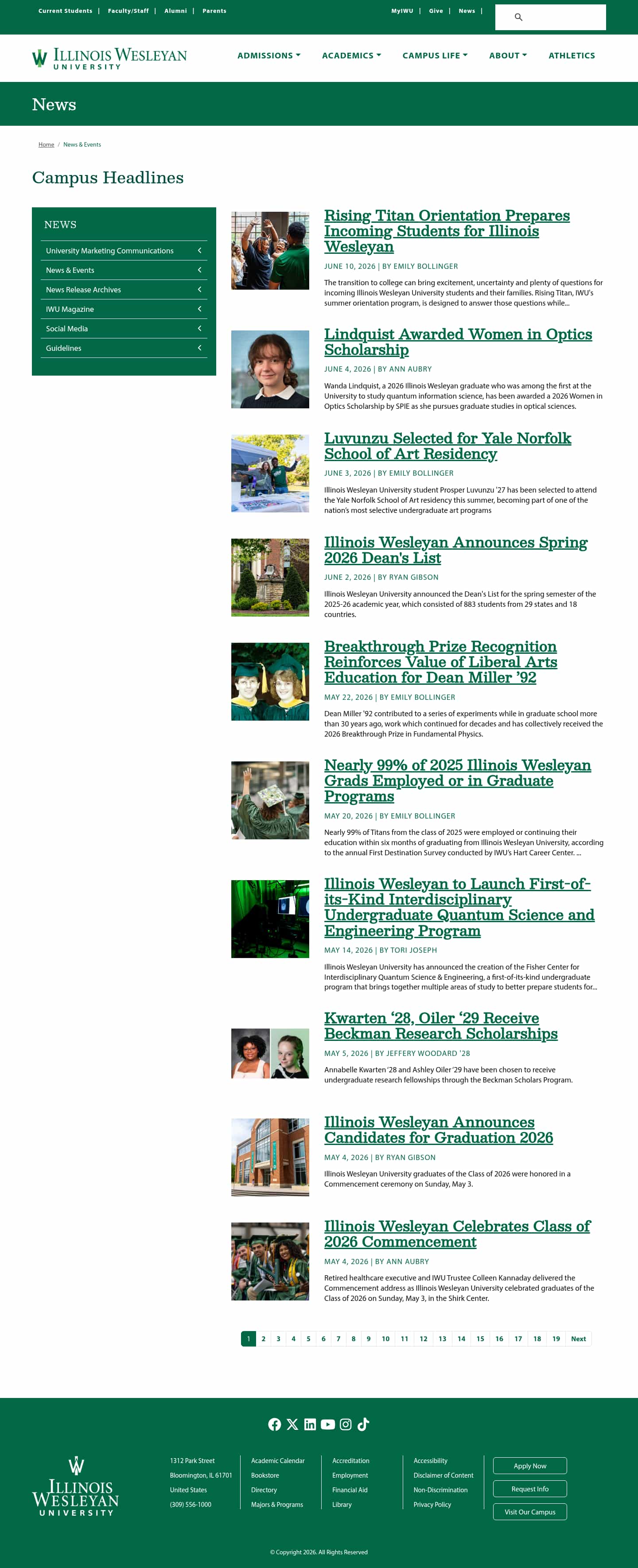 Latest website image capture