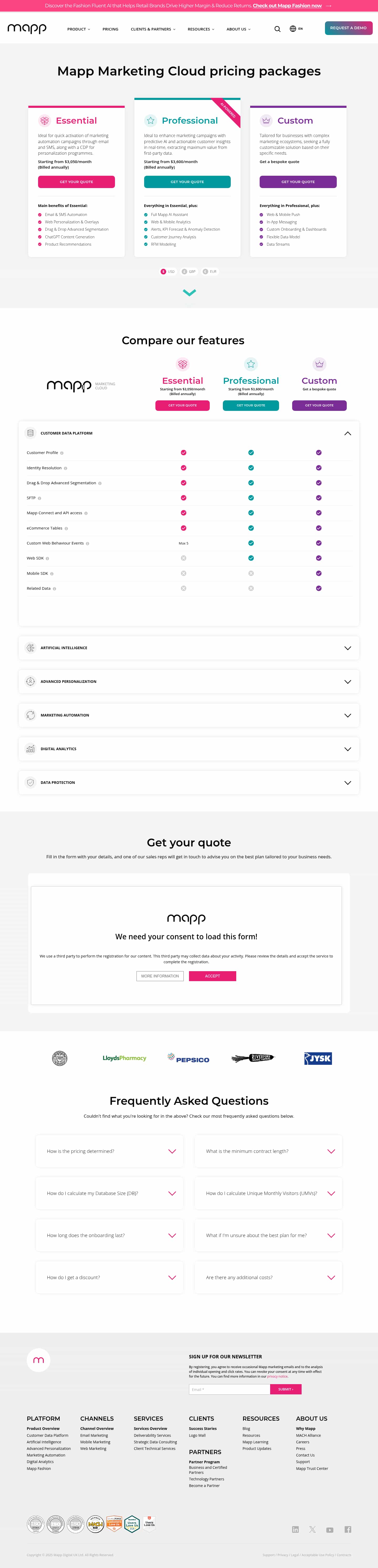 Latest website image capture