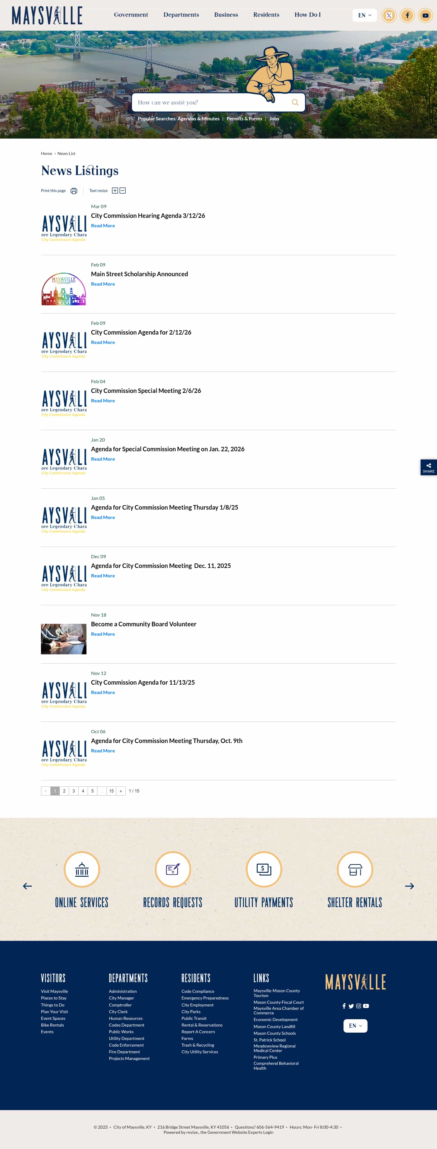 Latest website image capture