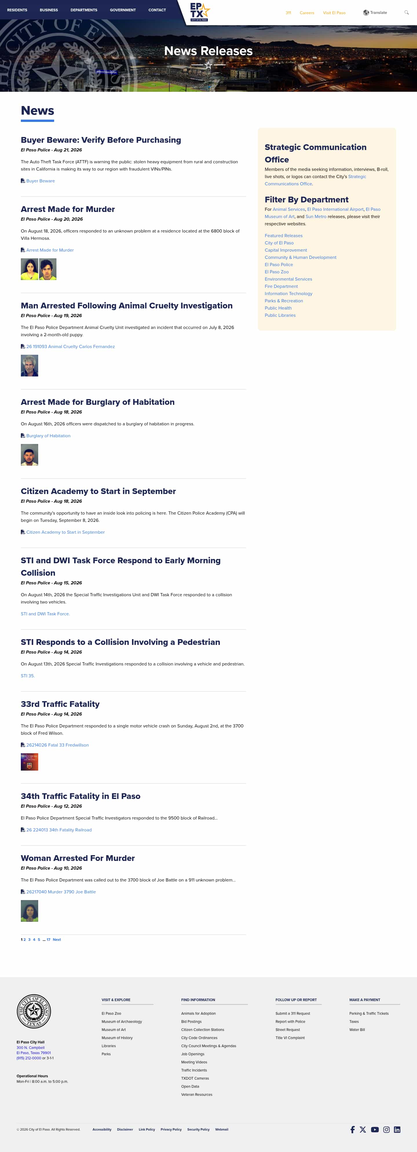 Latest website image capture